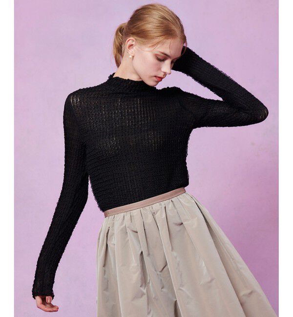 LOULOU WILLOUGHBY「【LOULOU WILLOUGHBY】ティアードラッセルプルオーバー」|Tシャツ・カットソー|