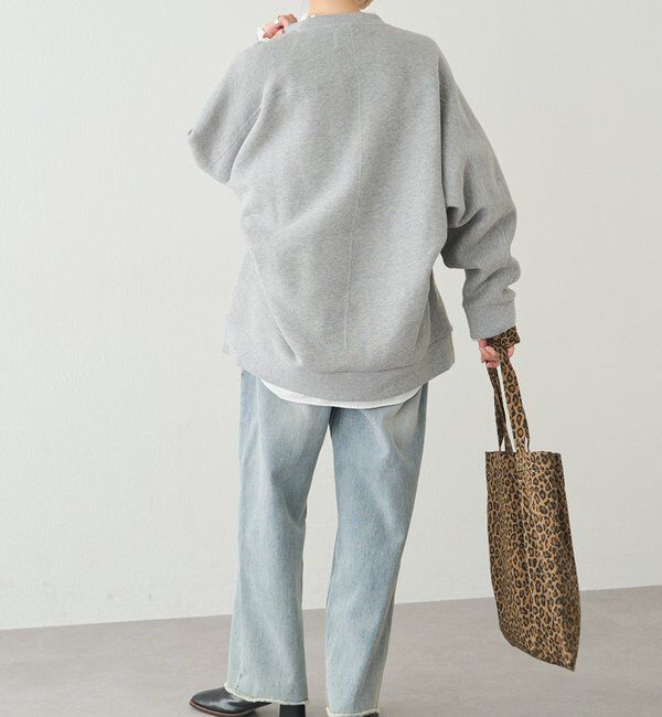  「裏ボアロゴ刺繍スウェット」|プルオーバー|