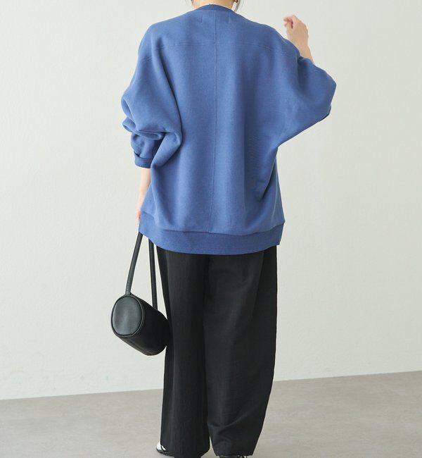  「裏ボアロゴ刺繍スウェット」|プルオーバー|