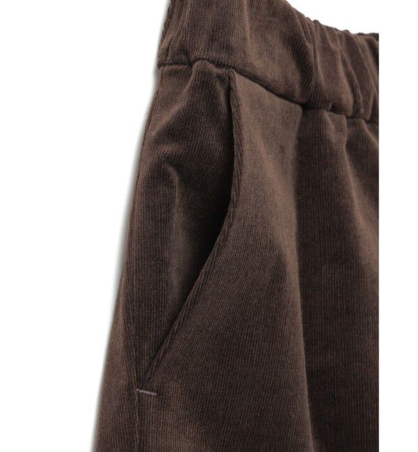mizuiro ind「mizuiro ind コーデュロイセンタープレスパンツ」|その他|