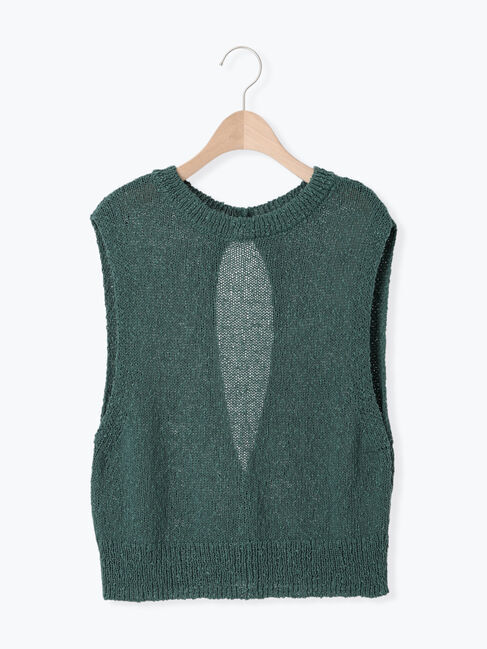 Samansa Mos2「スラブ前後2WAYベスト」|ダウンベスト・ベスト|