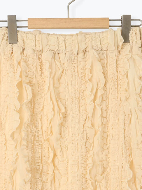 Samansa Mos2「シアーフリルナロースカート」|スカート|