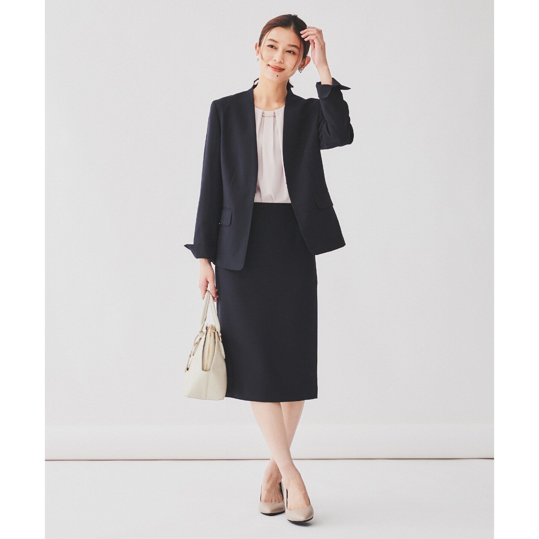 UNTITLED「【通勤スーツ/入卒/セレモニー】ライトウェイト タイトスカート」|スカート|