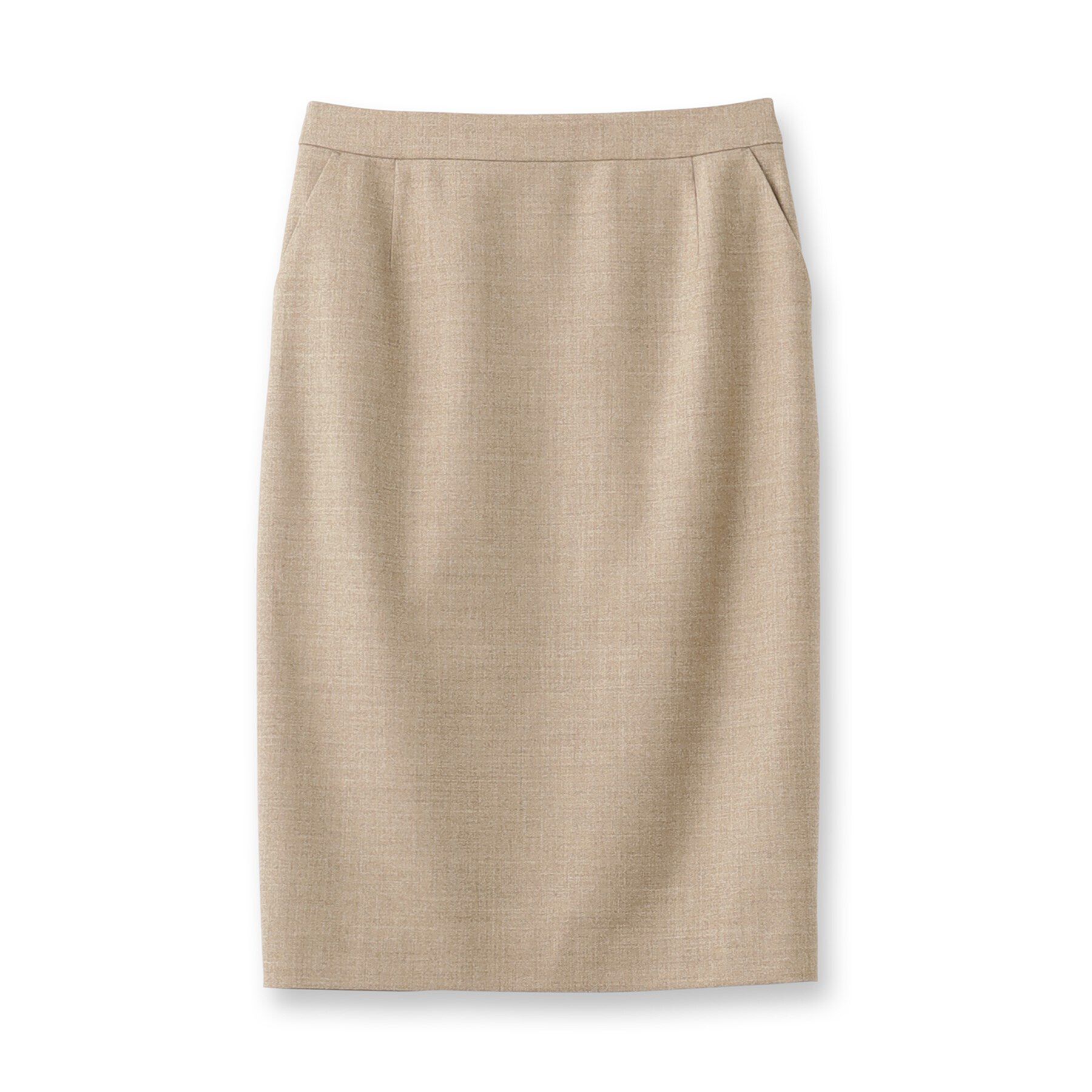 UNTITLED「【日本製/通勤スーツ】ウーステッドフラノ タイトスカート」|スカート|
