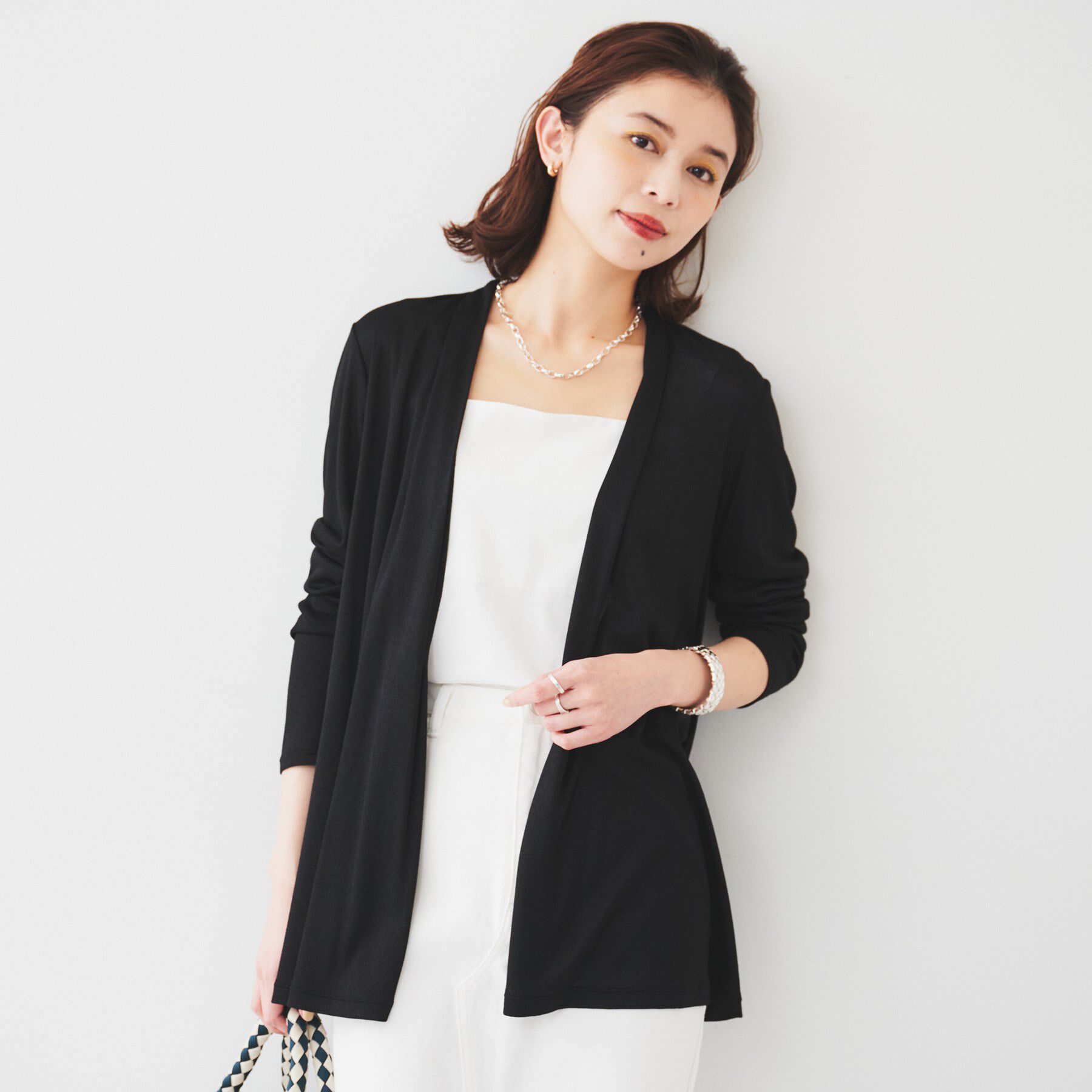 UNTITLED「【接触冷感/UV機能/遮熱】ジャージカーディガン」|カーディガン|