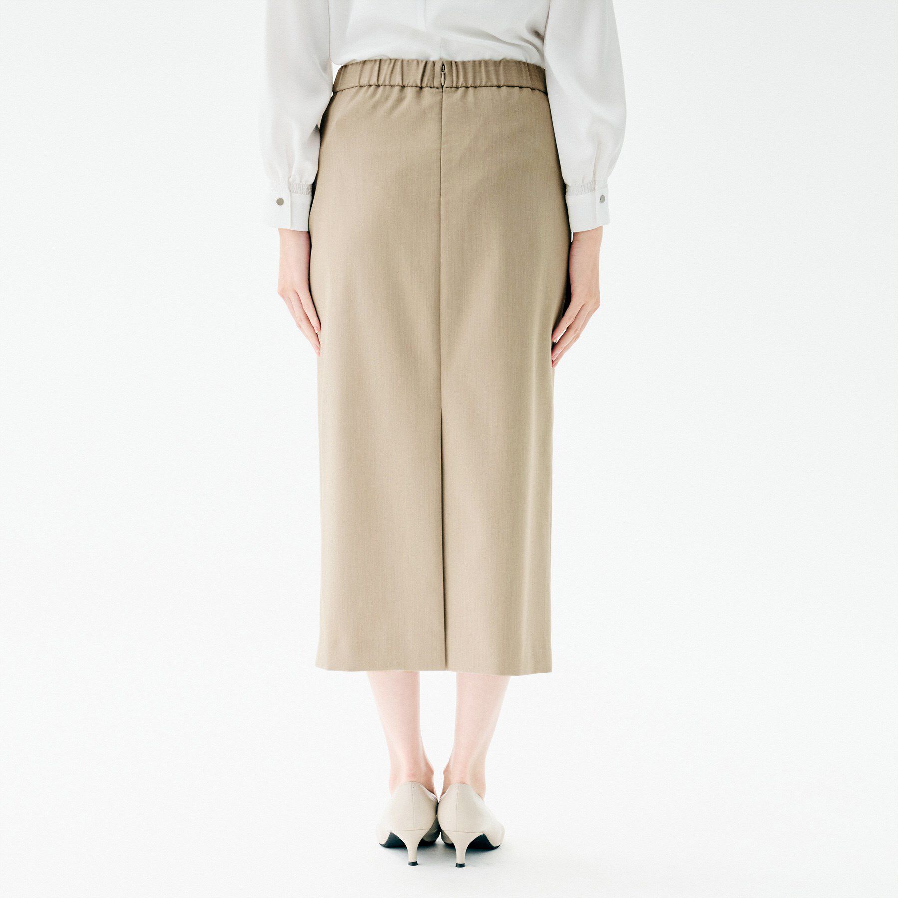 UNTITLED「【ストレッチ性/洗える】アウトポケット ナロースカート」|スカート|