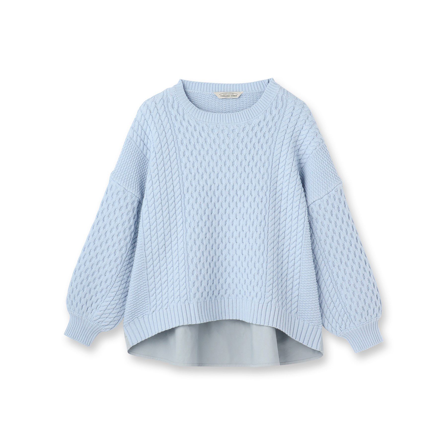 UNTITLED「【TORRAZZO DONNA】ドッキングニットトップス」|ニット・セーター|