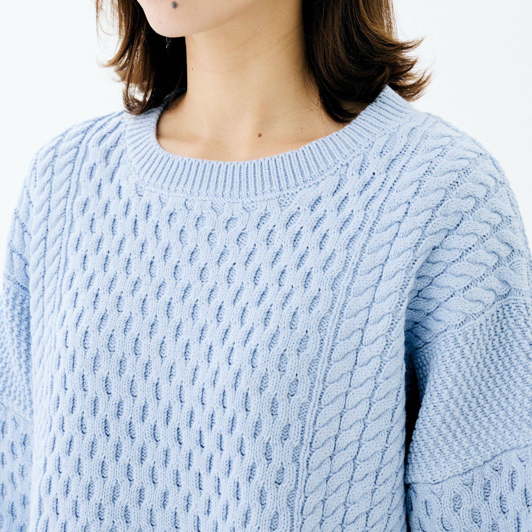 UNTITLED「【TORRAZZO DONNA】ドッキングニットトップス」|ニット・セーター|