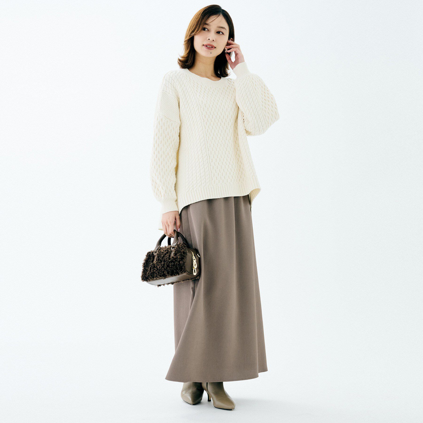 UNTITLED「【TORRAZZO DONNA】ドッキングニットトップス」|ニット・セーター|