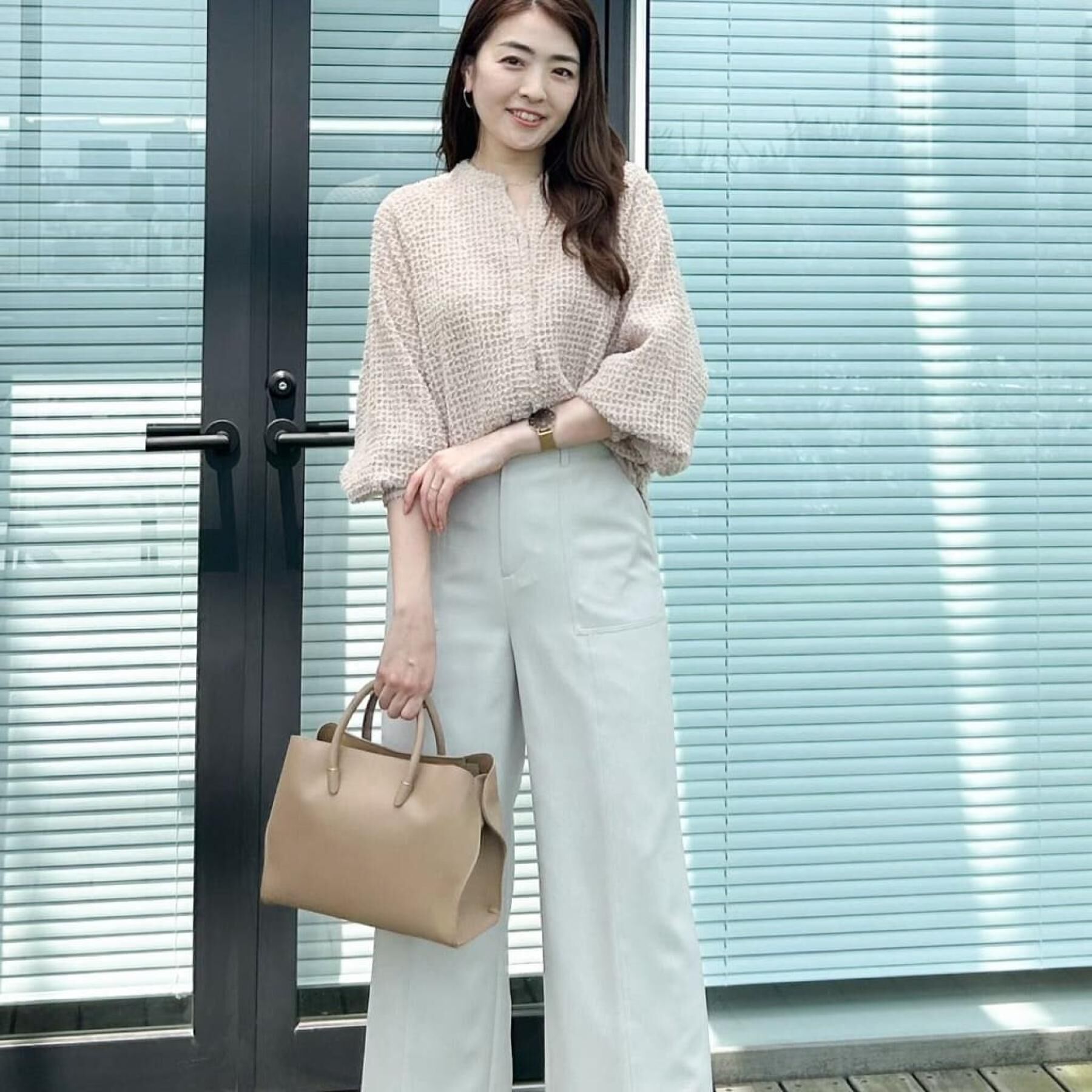 COUP DE CHANCE「【洗える】フェザーシフォンのブラウス」|シャツ・ブラウス|