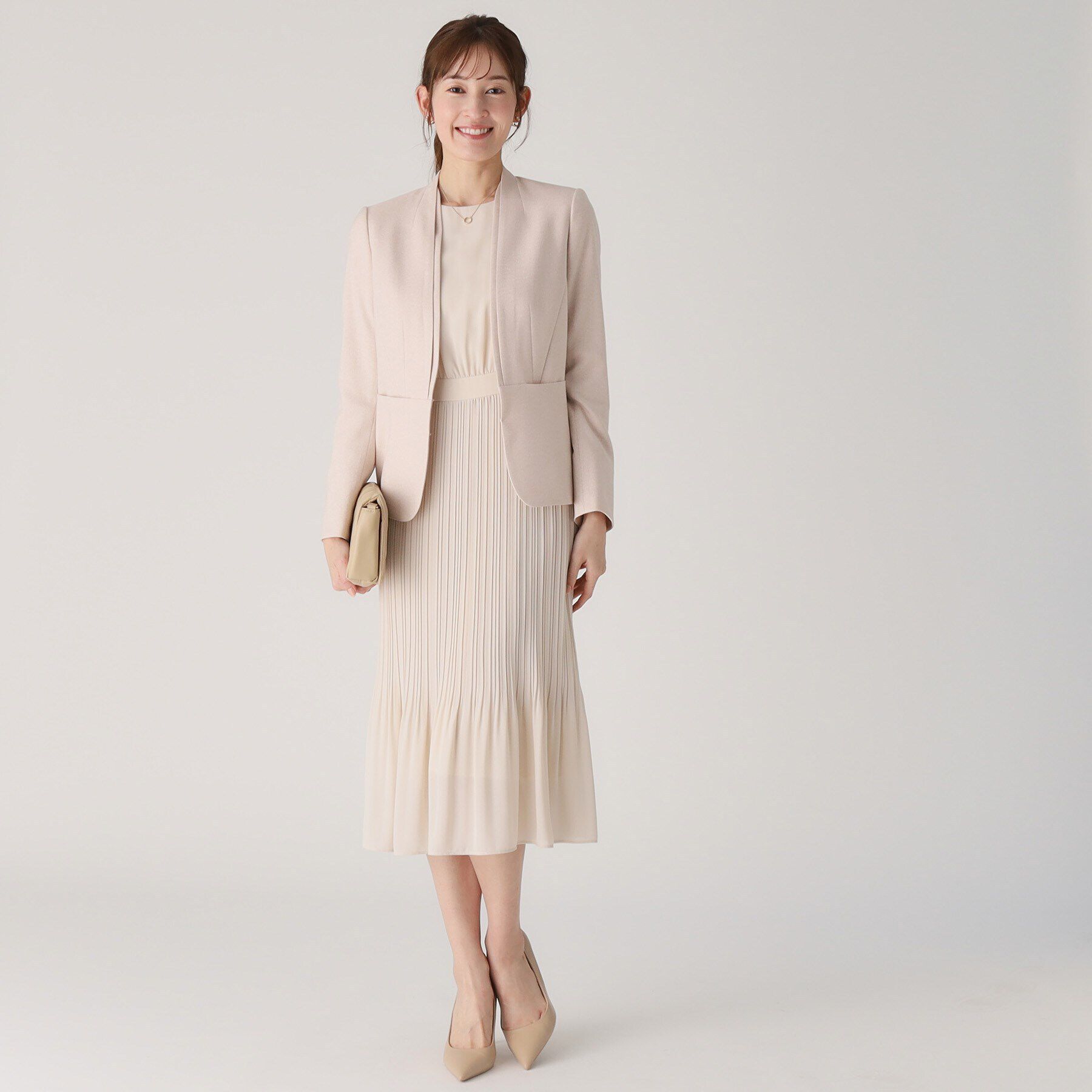 COUP DE CHANCE「【洗える／日本製／スーツ可】ノーカラージャケット」|テーラードジャケット|