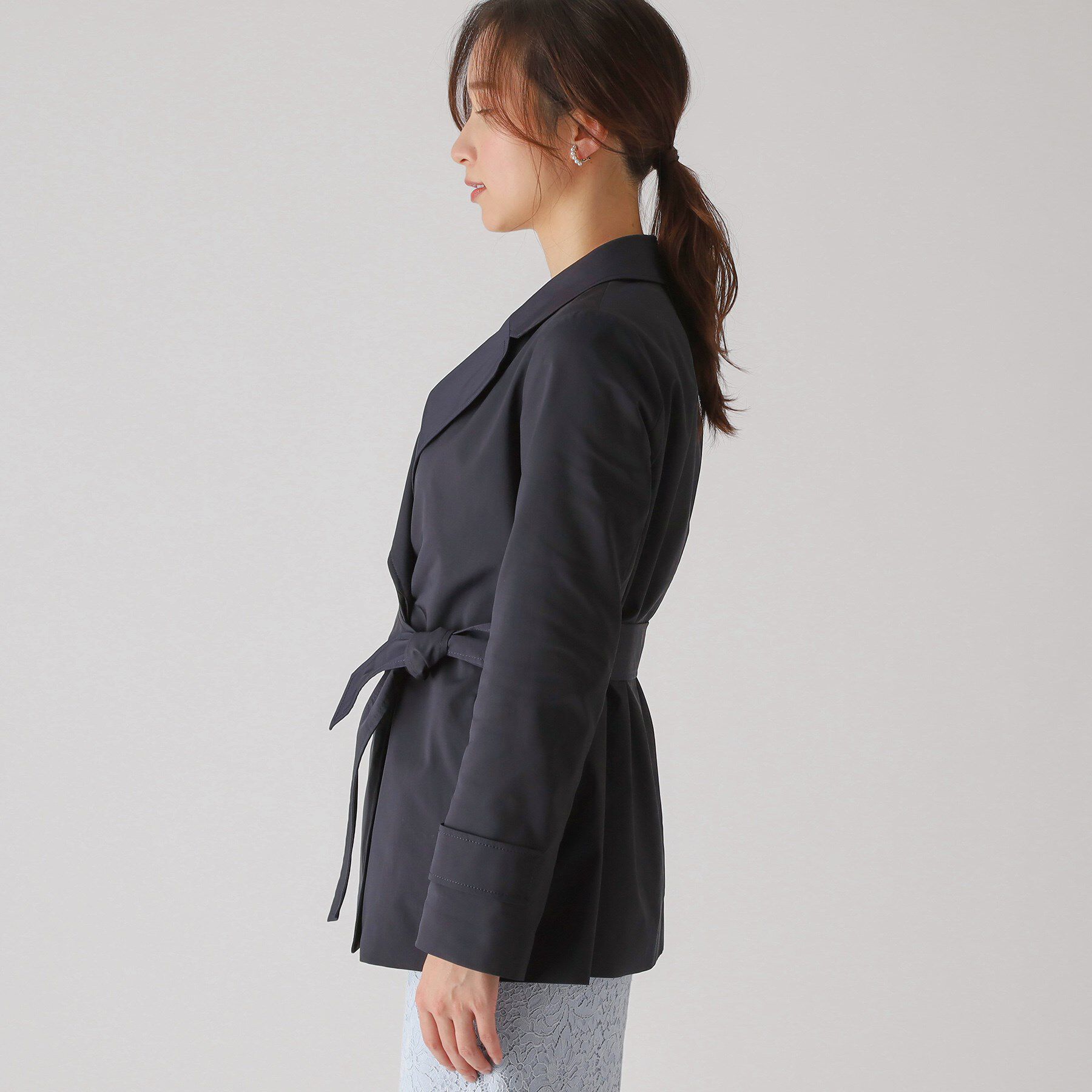 COUP DE CHANCE「【撥水加工】ミドル丈コート」|トレンチコート|