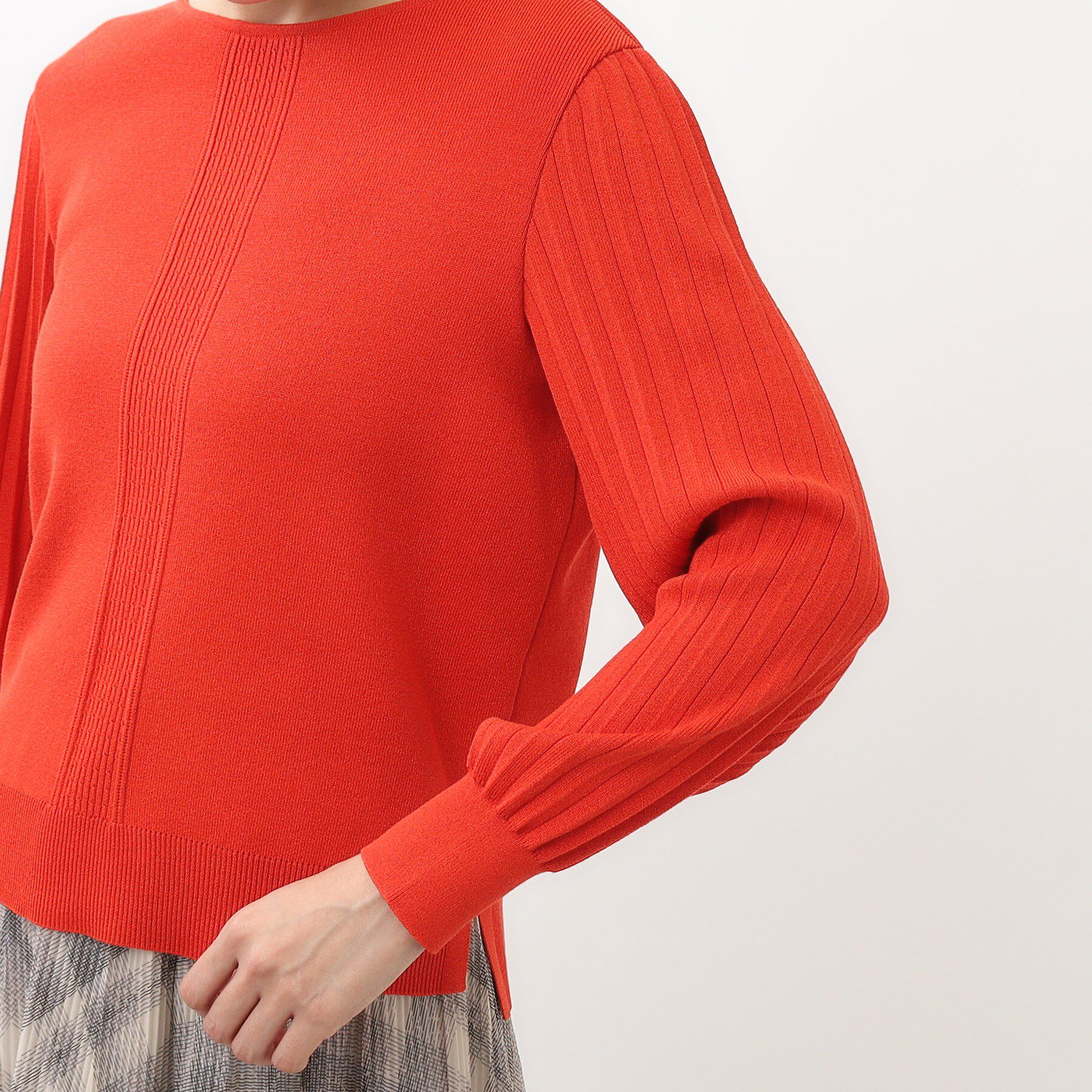 Reflect「【大人気ニットに新色登場！マイカラニット+／細見え／WEB限定カラーあり／マシンウォッシュ可／選べる」|ニット・セーター|