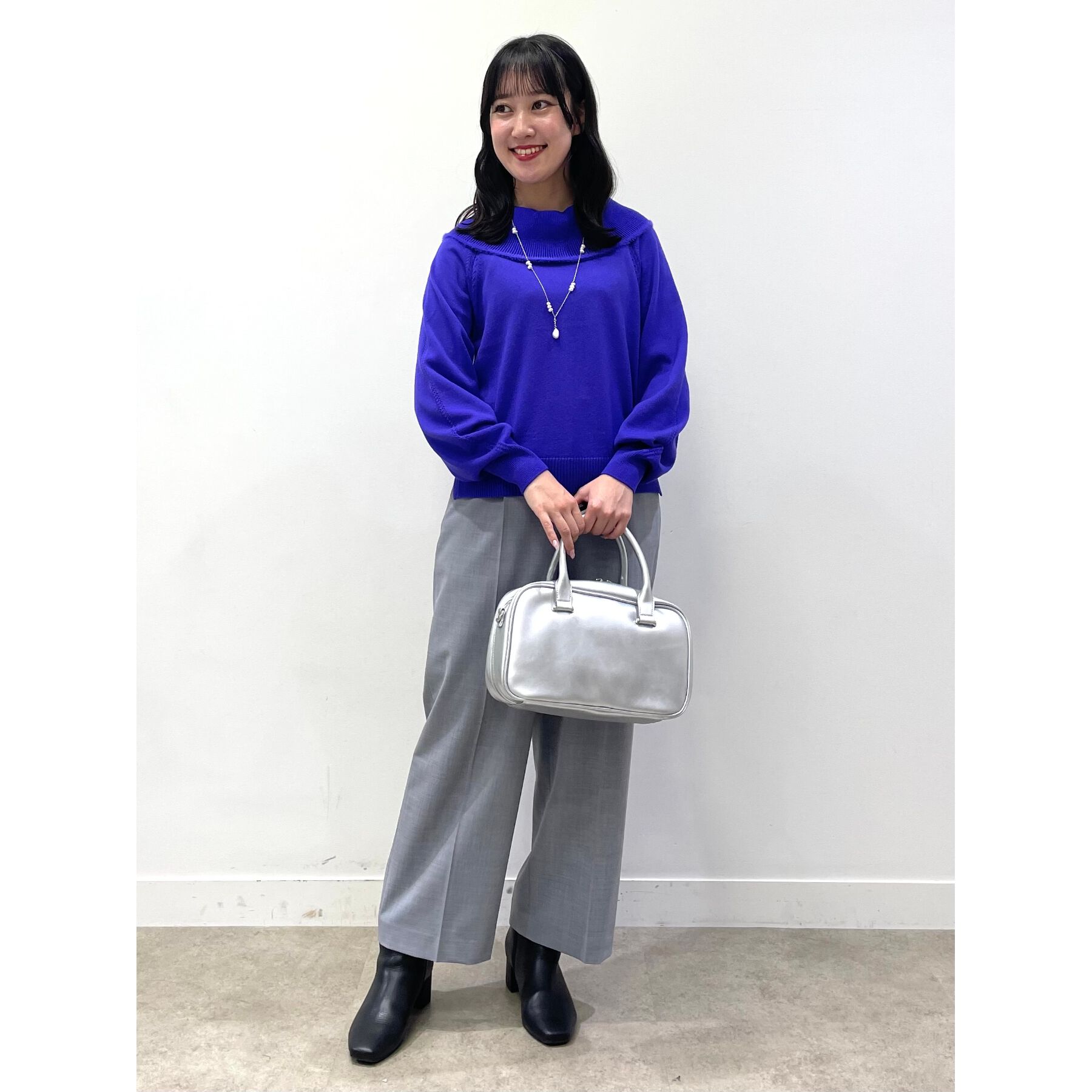 Reflect「【手洗い可】華やかオフタートルニット」|ニット・セーター|