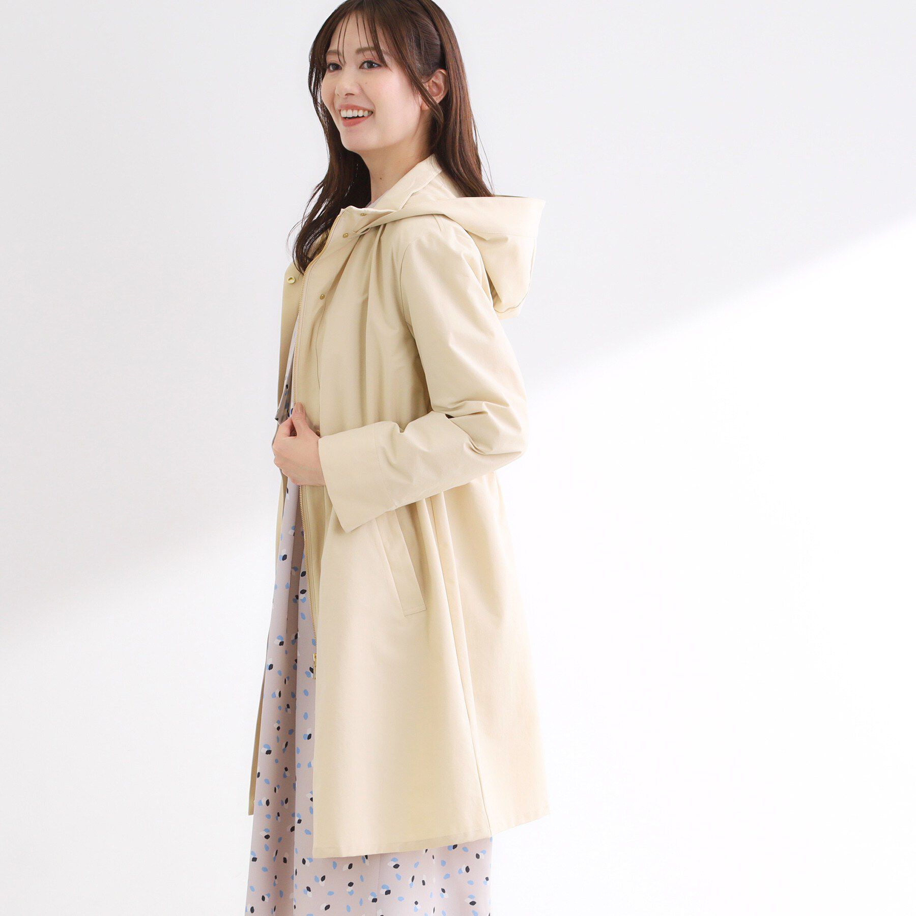 Reflect「【中綿ライナー付き】ライナー付きフーデッドロングコート」|その他|