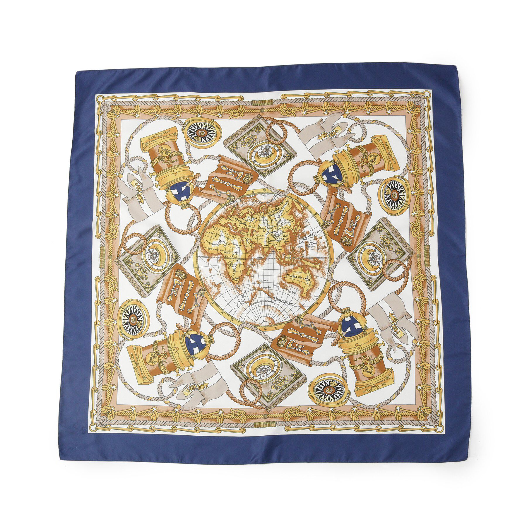 Reflect「大判スクエアスカーフ」|ストール|ブラウン(243)