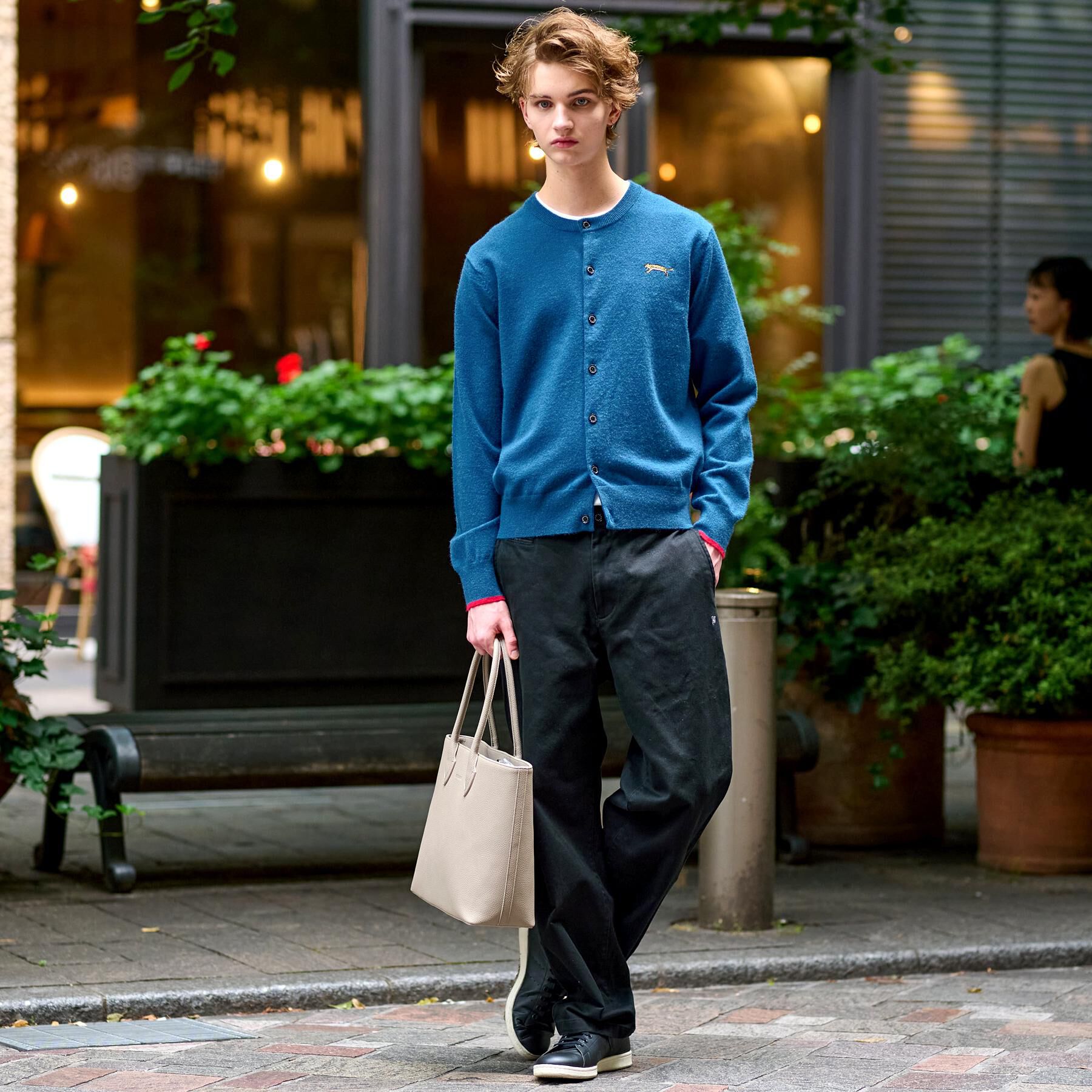 DRESSTERIOR「【Monomax11月号掲載】タイガーエンブロイダリー ラウンドネックカーディガン」|カーディガン|