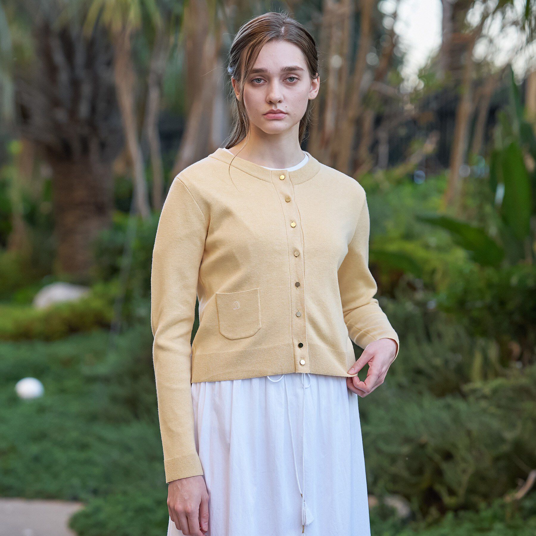 DRESSTERIOR「ウォッシャブルコットンカシミヤカーディガン」|カーディガン|