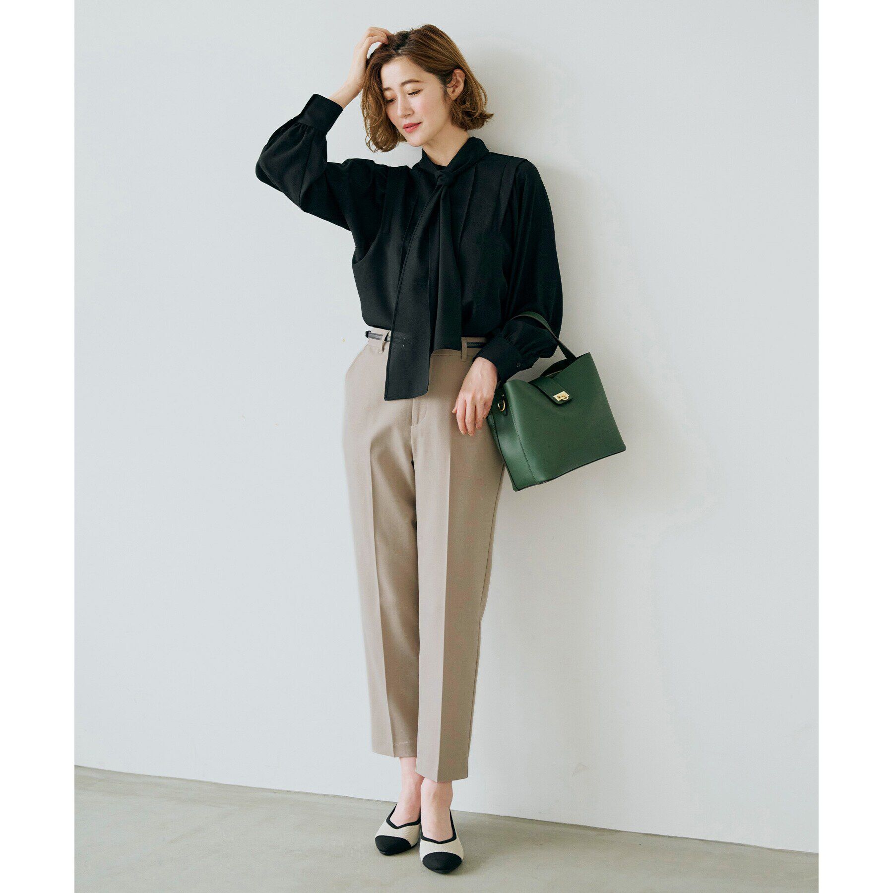 grove「ウイングスリーブボウタイブラウス」|シャツ・ブラウス|