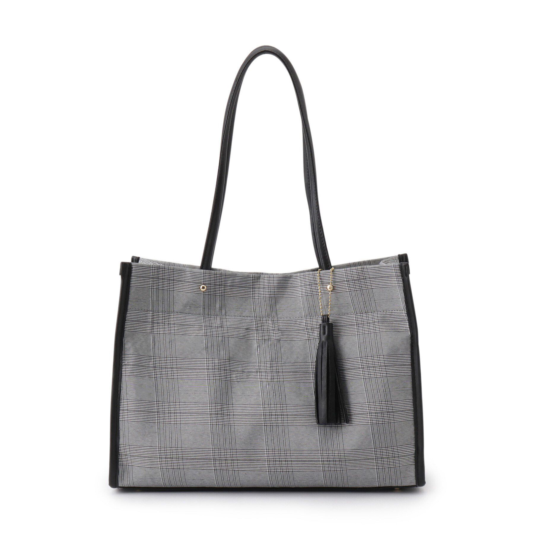 grove「【A4】アソートパイピングタッセルトート」|トートバッグ|