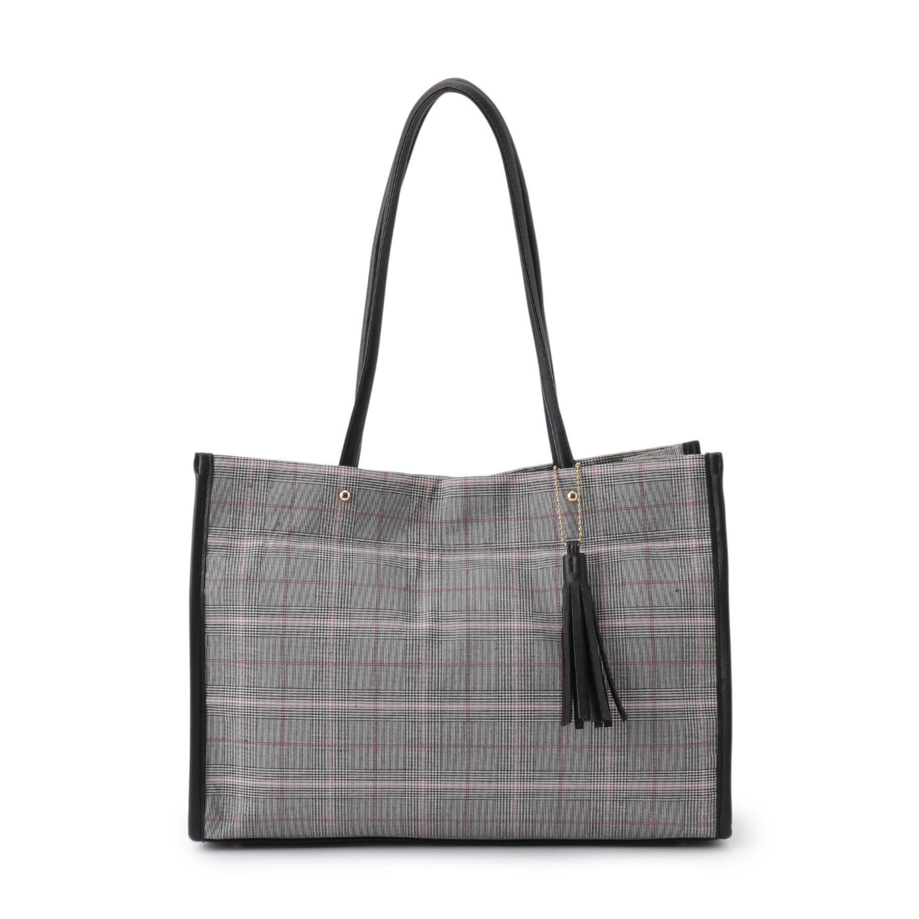 grove「【A4】アソートパイピングタッセルトート」|トートバッグ|