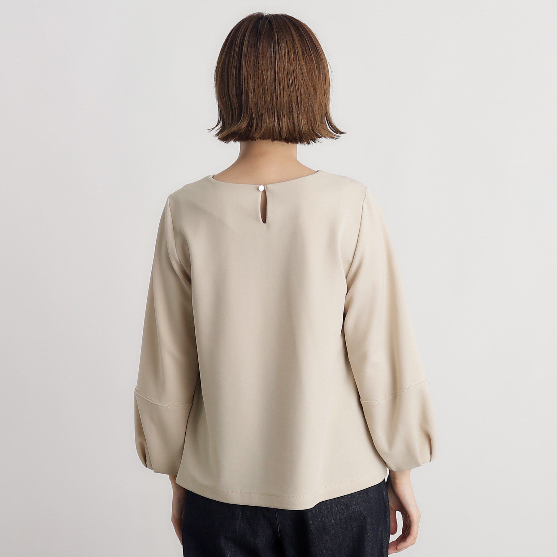 grove「カットツイルランタンスリーブプルオーバー」|Tシャツ・カットソー|