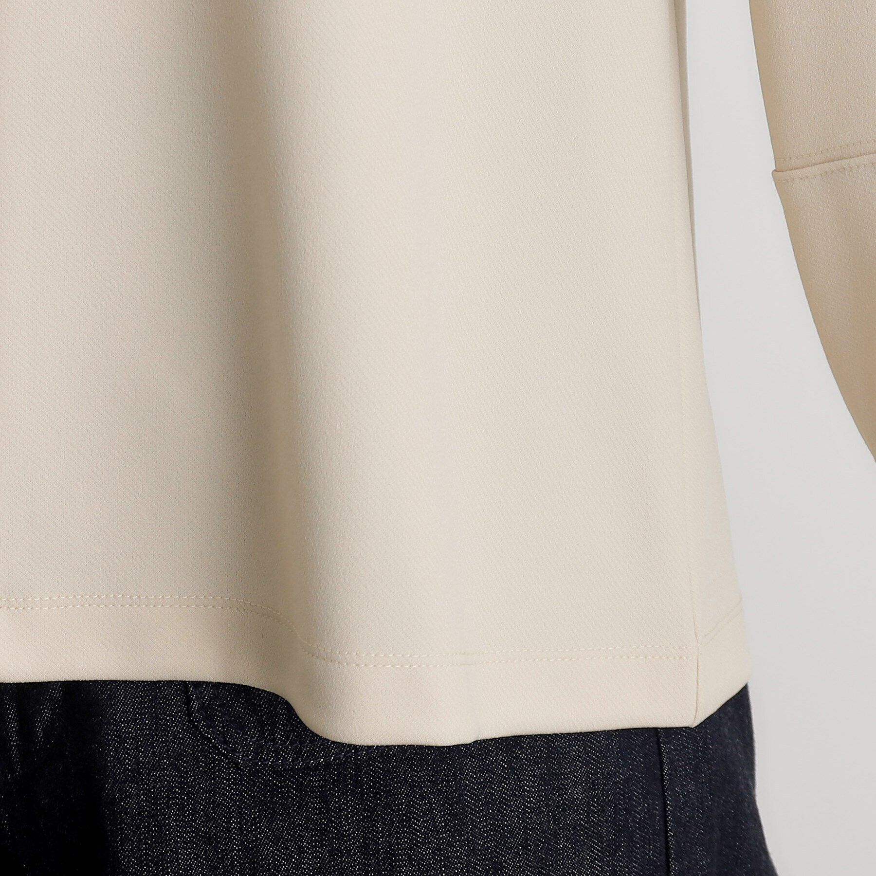 grove「カットツイルランタンスリーブプルオーバー」|Tシャツ・カットソー|