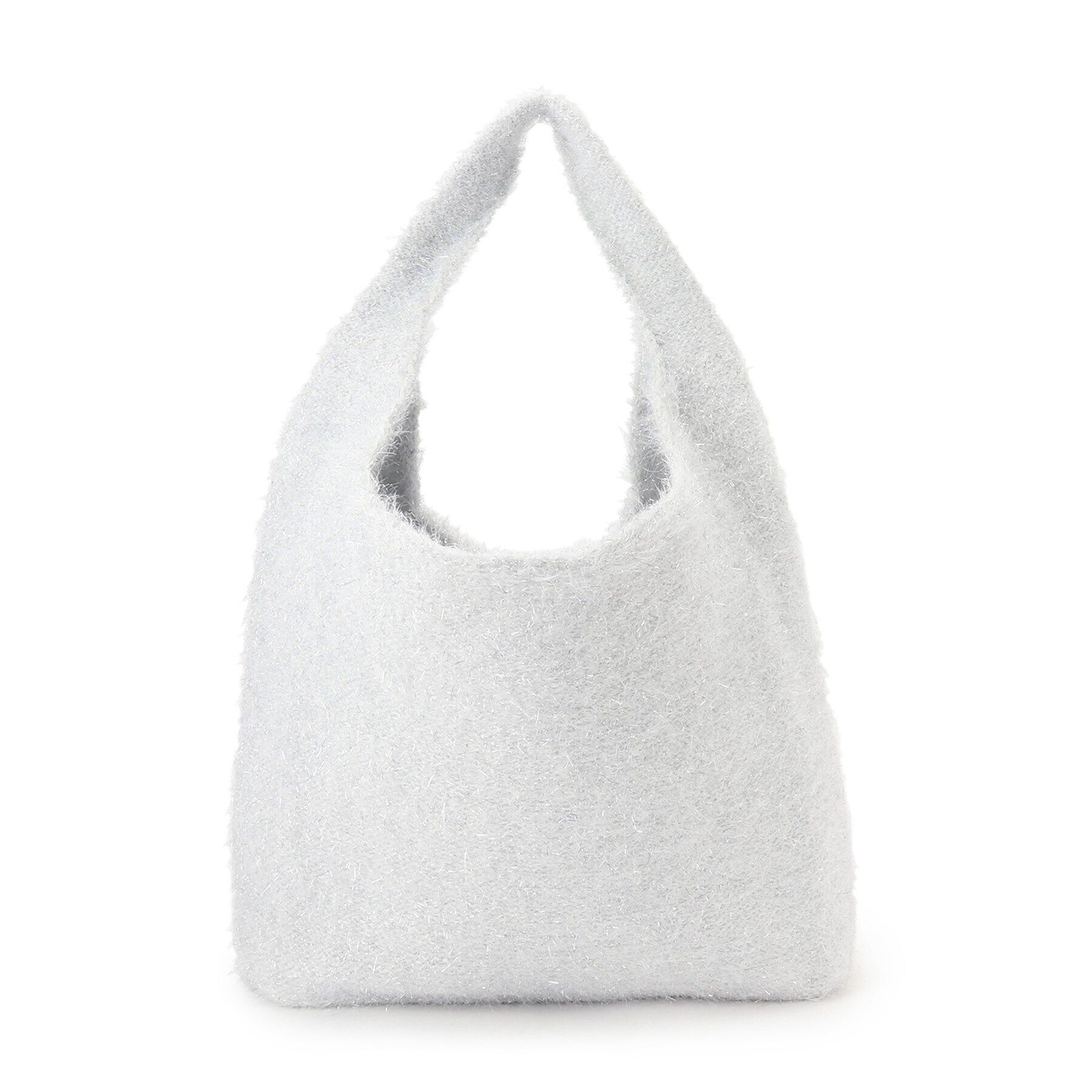 grove「ラメニットショルダー」|トートバッグ|