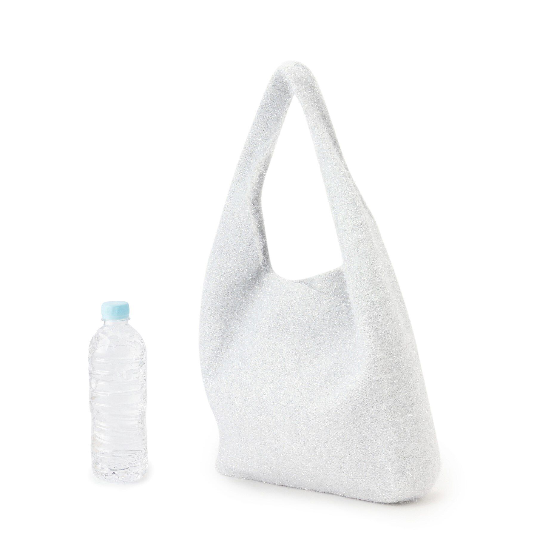 grove「ラメニットショルダー」|トートバッグ|