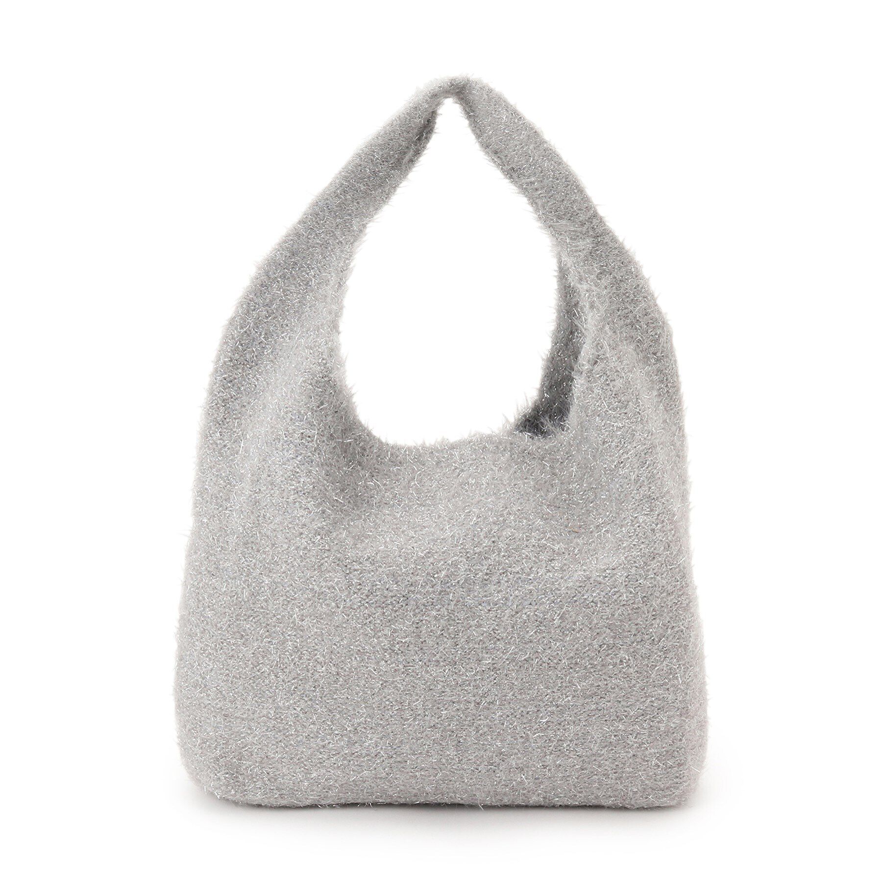 grove「ラメニットショルダー」|トートバッグ|