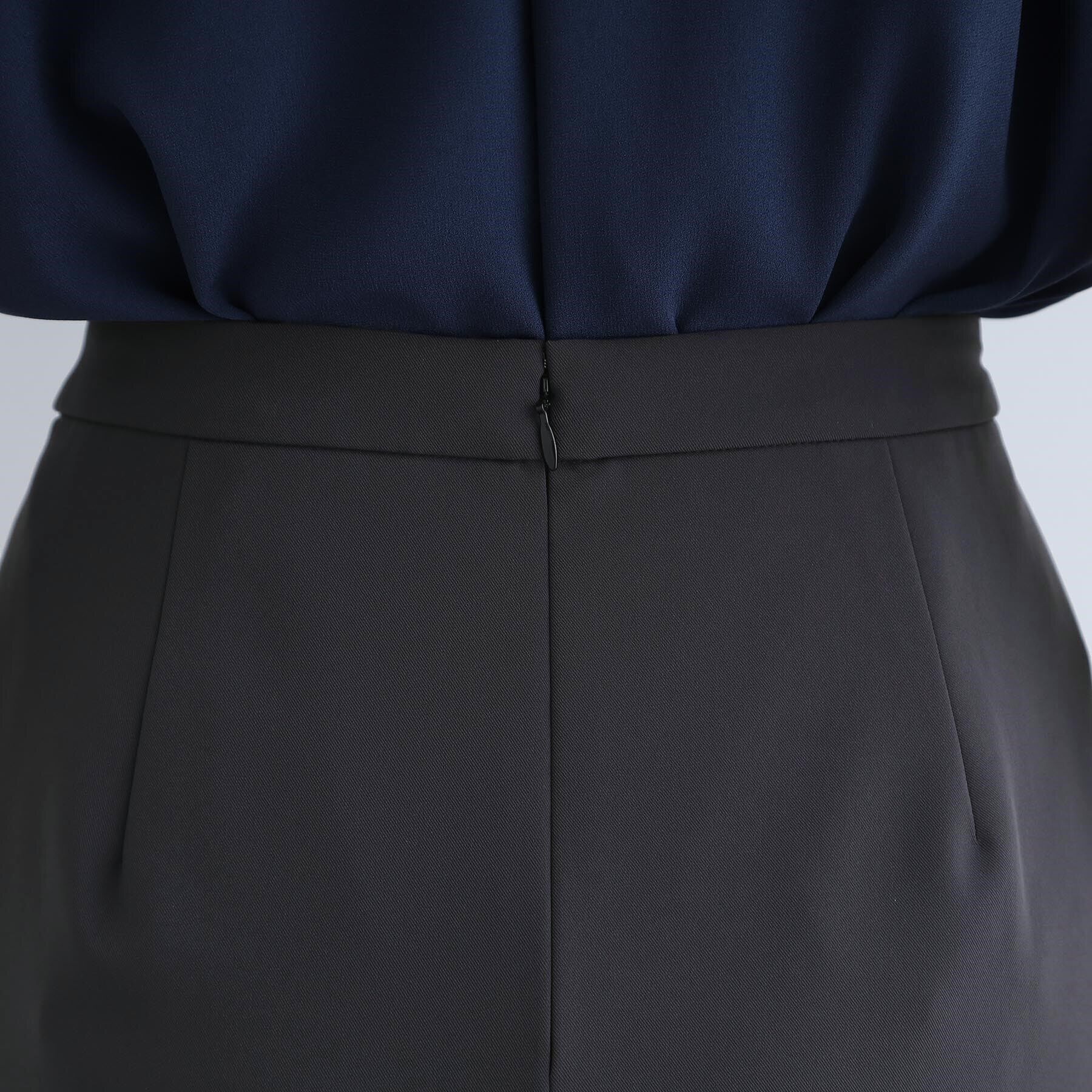 INDIVI「【洗える/UVケア/エコ/日本製】ストレッチ ストレートスカート」|スーツ|