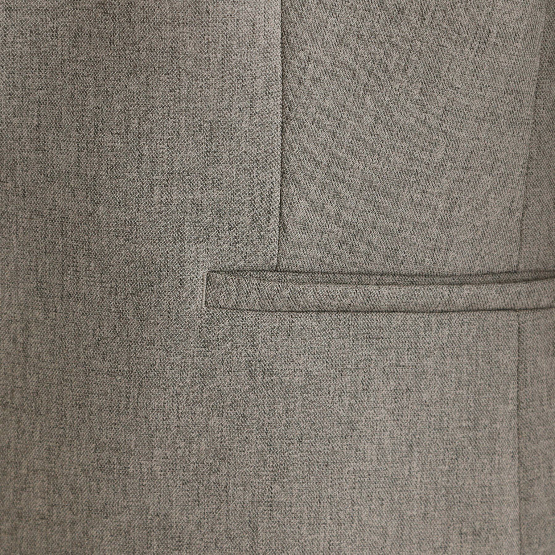 INDIVI「【定番スーツ／洗える／メランジ】ウールライクノーカラージャケット」|スーツ|