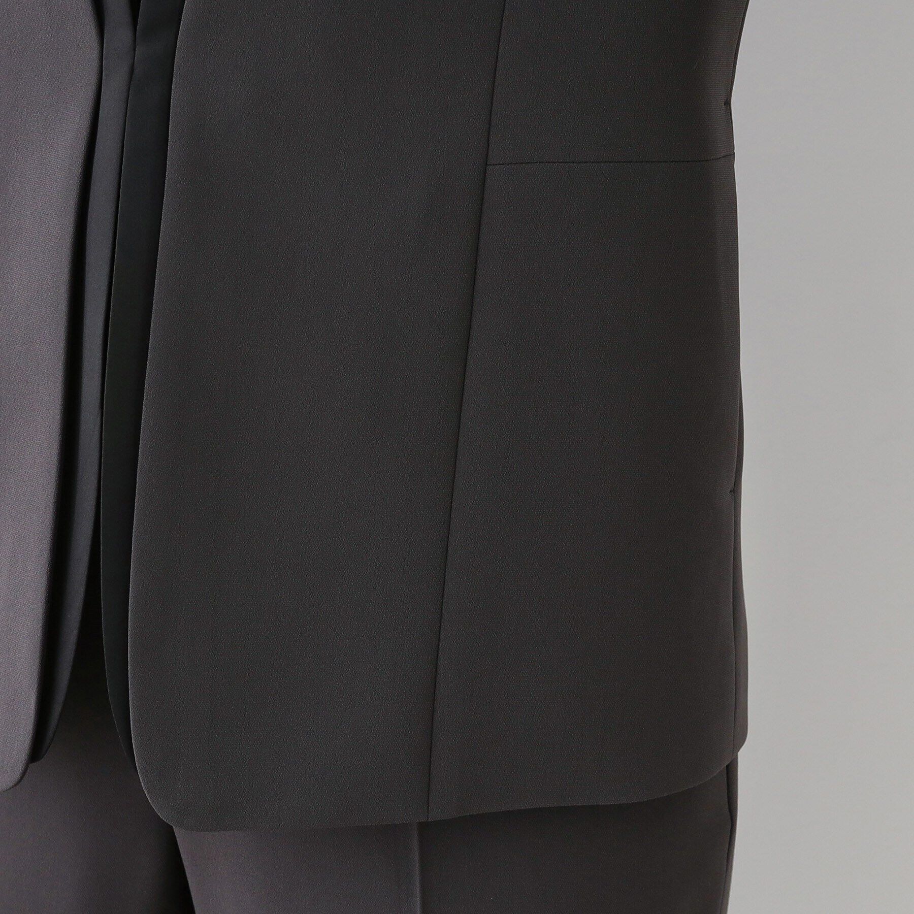 INDIVI「【日本製／トリアセテート混】スタイルアップ ノーカラージャケット」|スーツ|