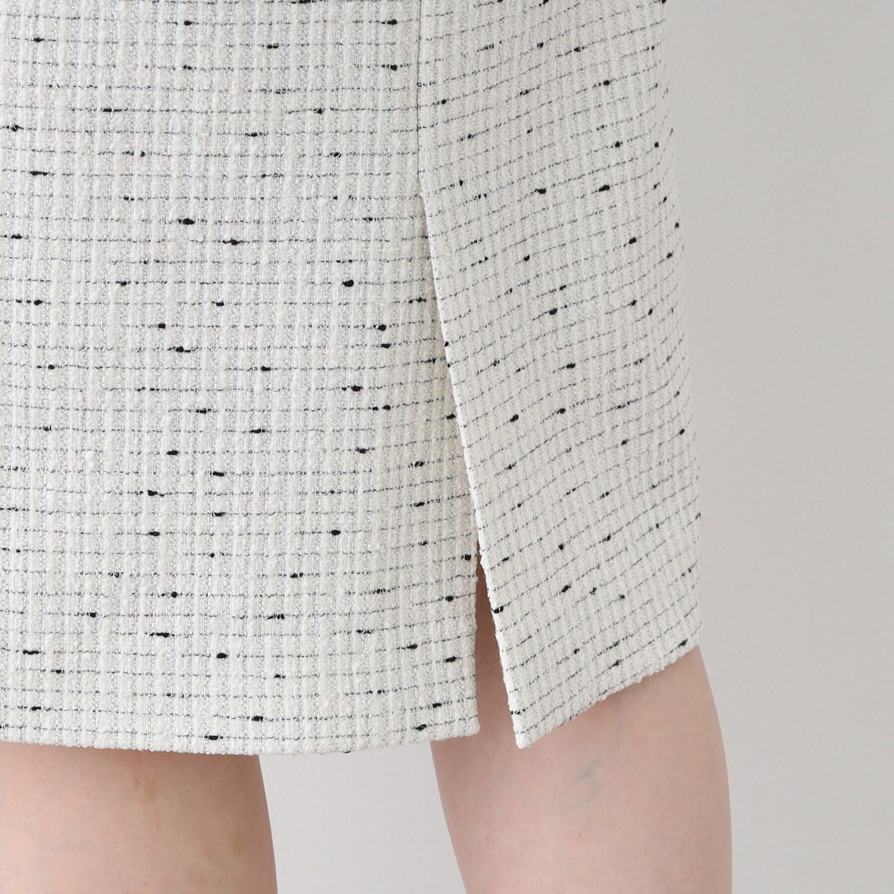 INDIVI「【日本製／オリジナル素材】ツィードスカート」|スーツ|