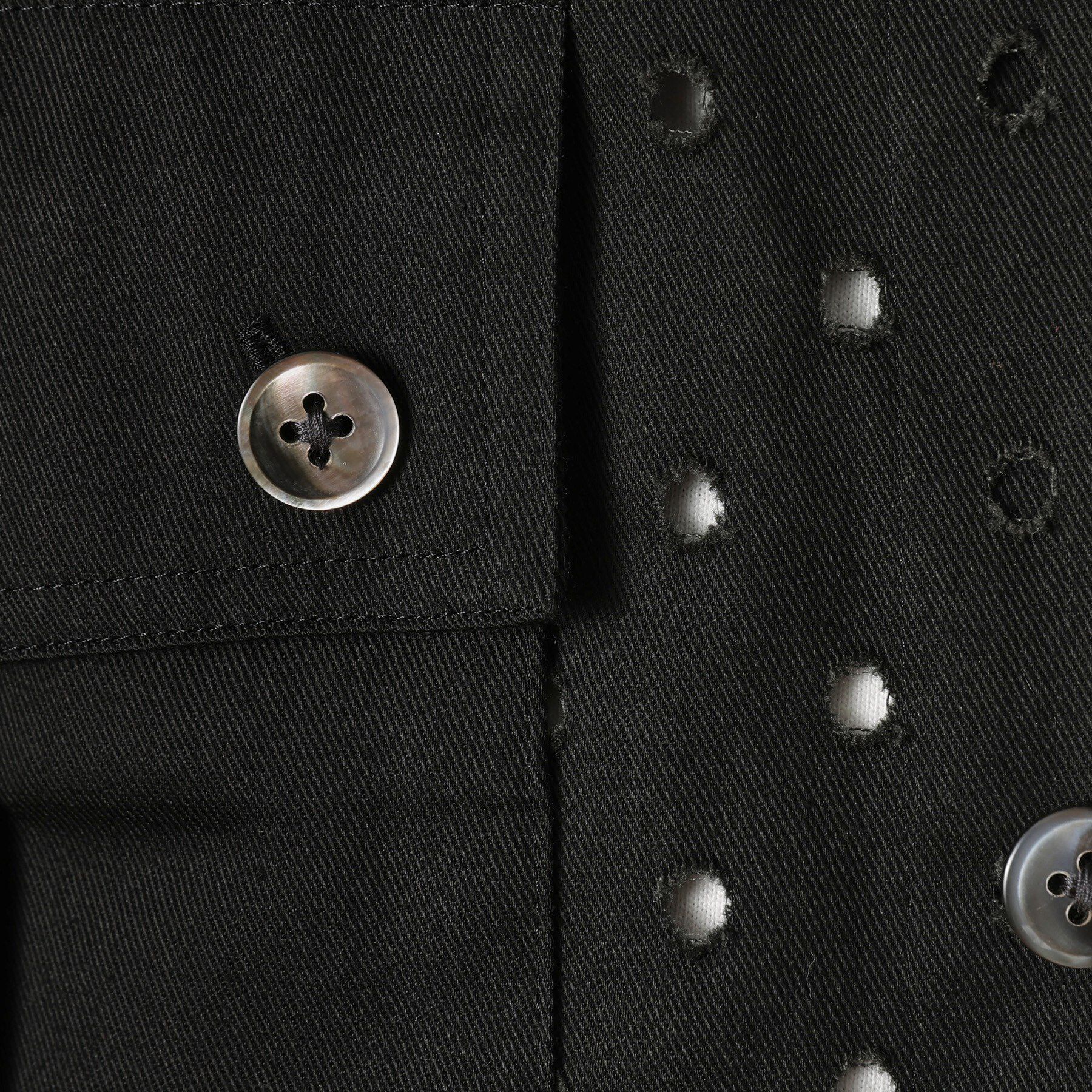 40CARATS&525「ツイルオパールオーバーシャツ」|シャツ・ブラウス|