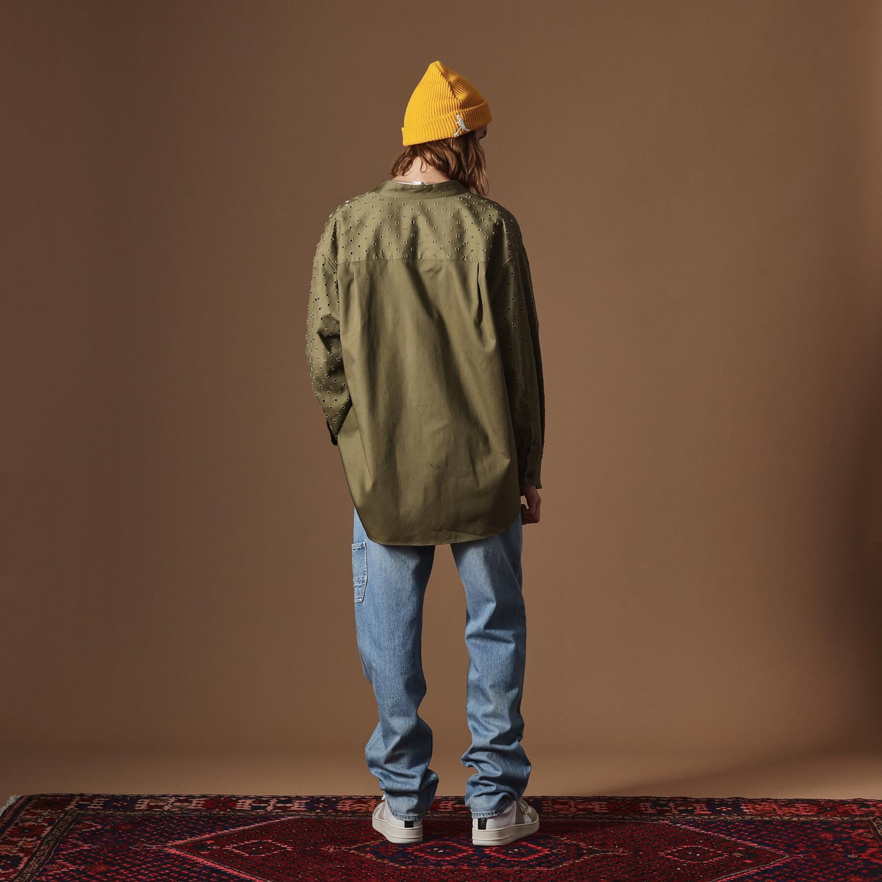 40CARATS&525「ツイルオパールオーバーシャツ」|シャツ・ブラウス|