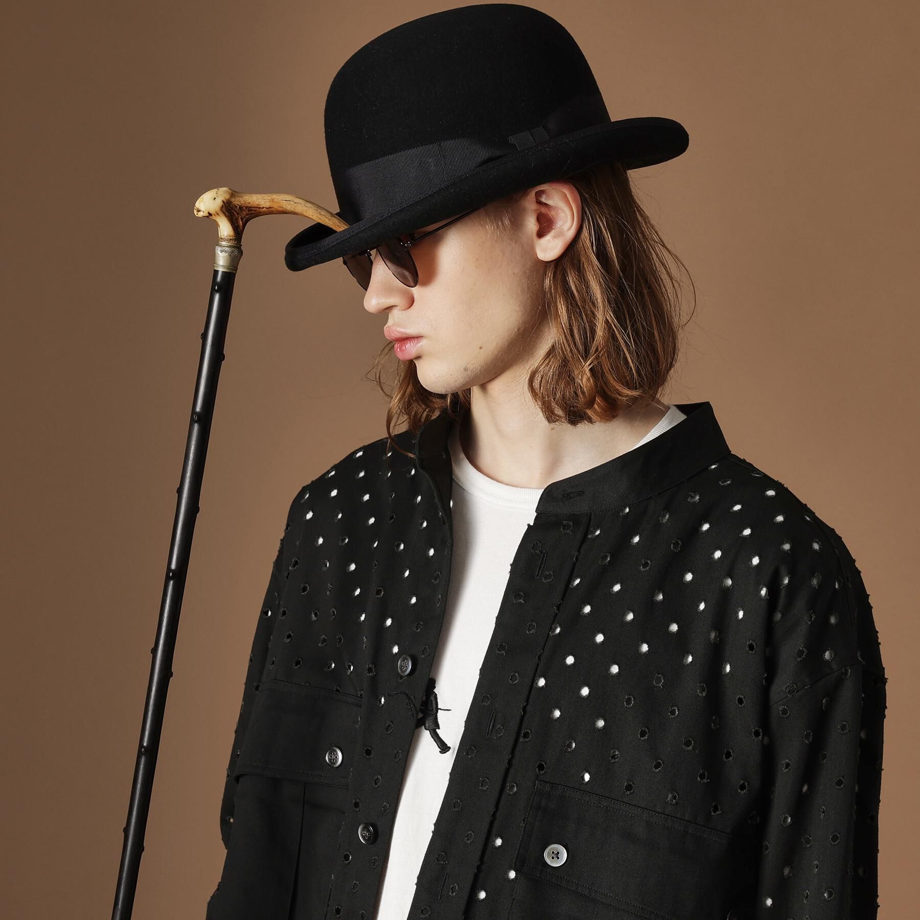 40CARATS&525「ツイルオパールオーバーシャツ」|シャツ・ブラウス|