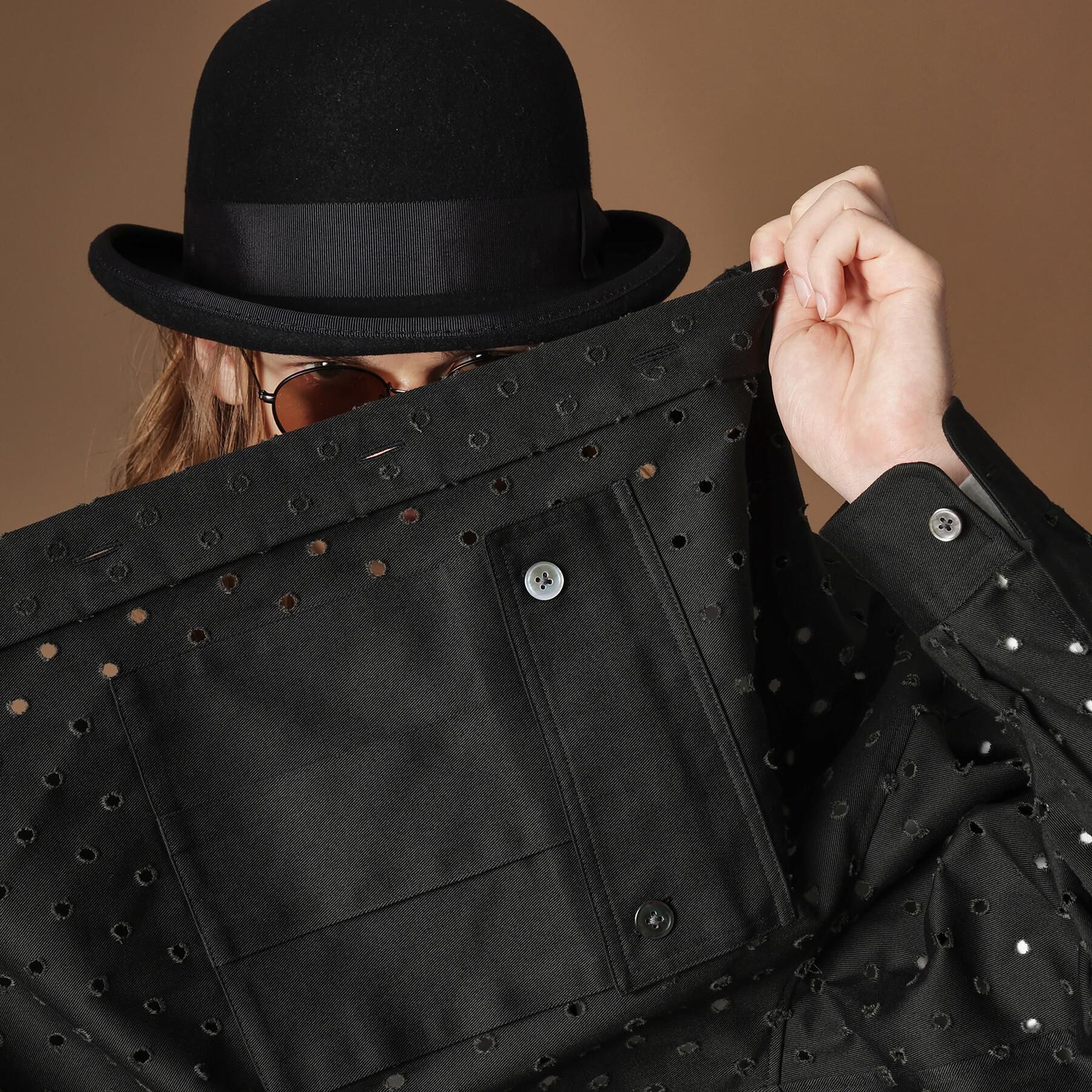 40CARATS&525「ツイルオパールオーバーシャツ」|シャツ・ブラウス|