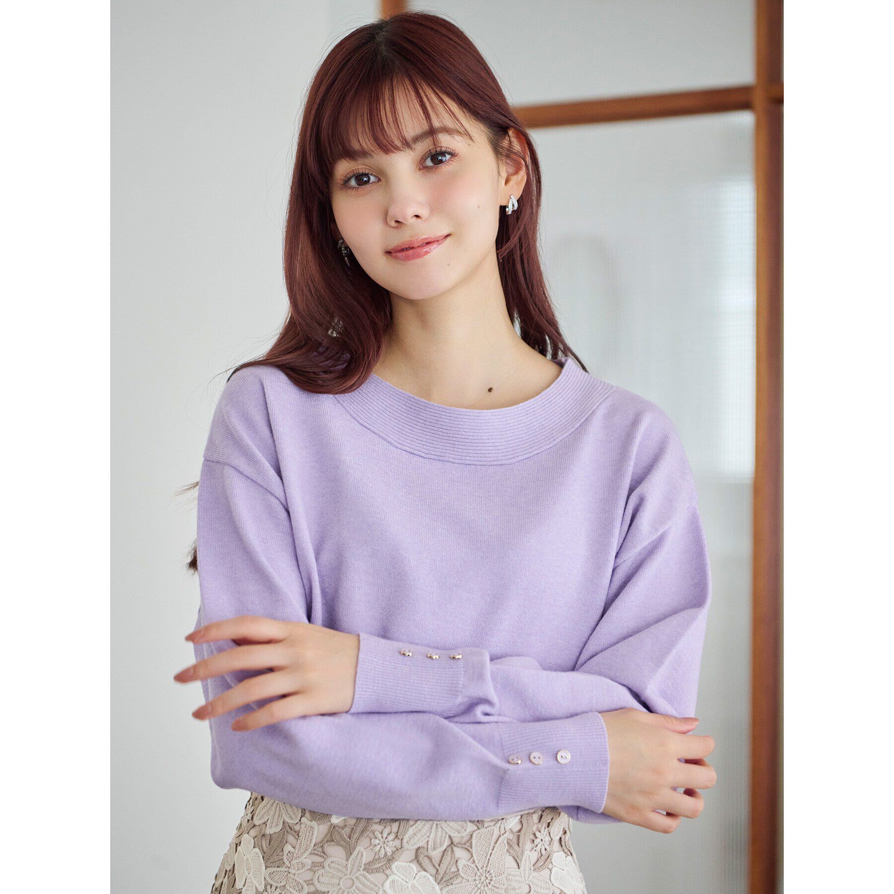 index「≪エマール検証済≫8colorボートネックニット【洗濯機洗い可】」|ニット・セーター|