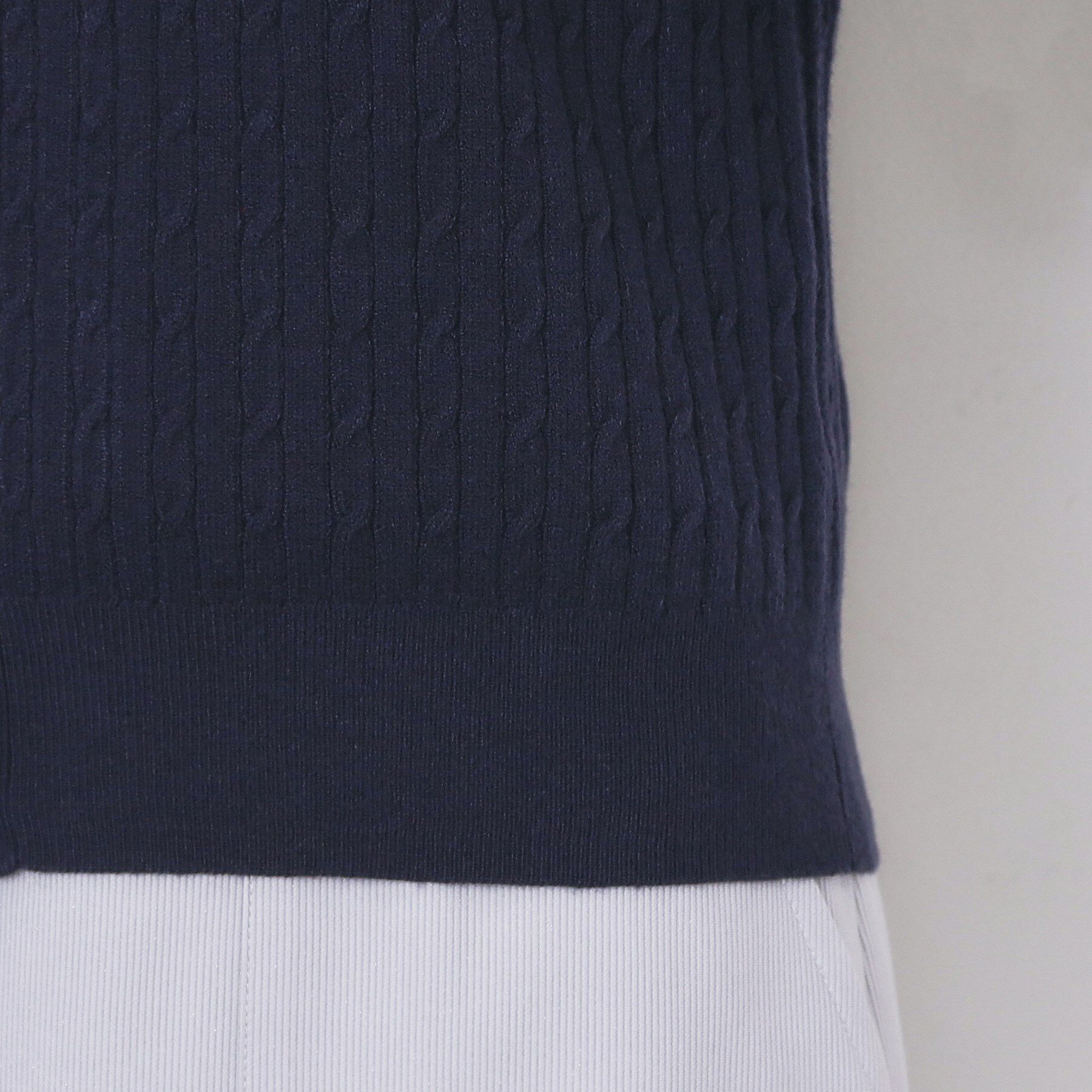 index「クルーネックケーブルカーディガン【洗濯機OK】」|カーディガン|