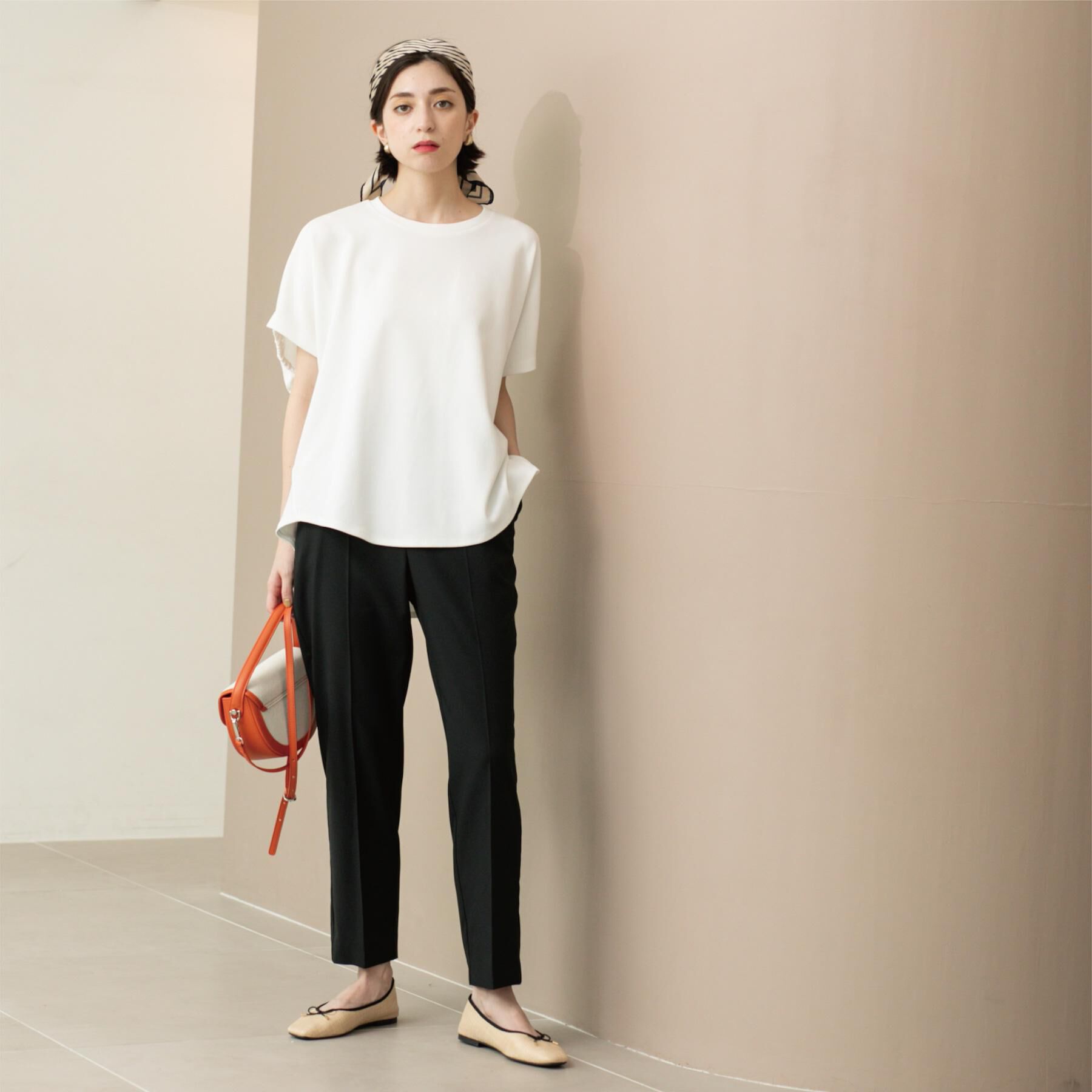 OPAQUE.CLIP「リラクシードルマンスリーブトップス【UV/吸水速乾/洗濯機洗い可】」|Tシャツ・カットソー|