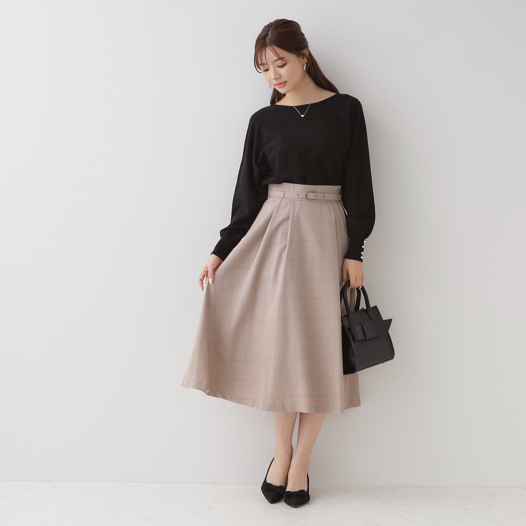 Couture broach「サイドカットリボンパンプス」|パンプス|