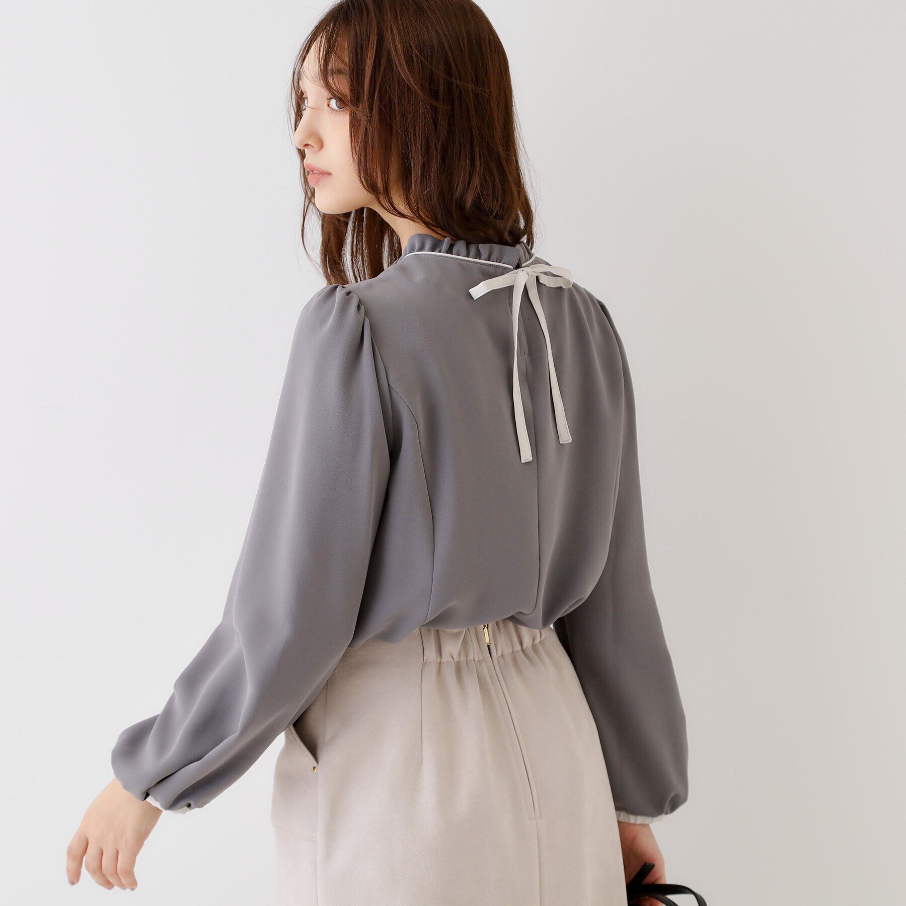 Couture broach「配色フレアチュニック」|チュニック|