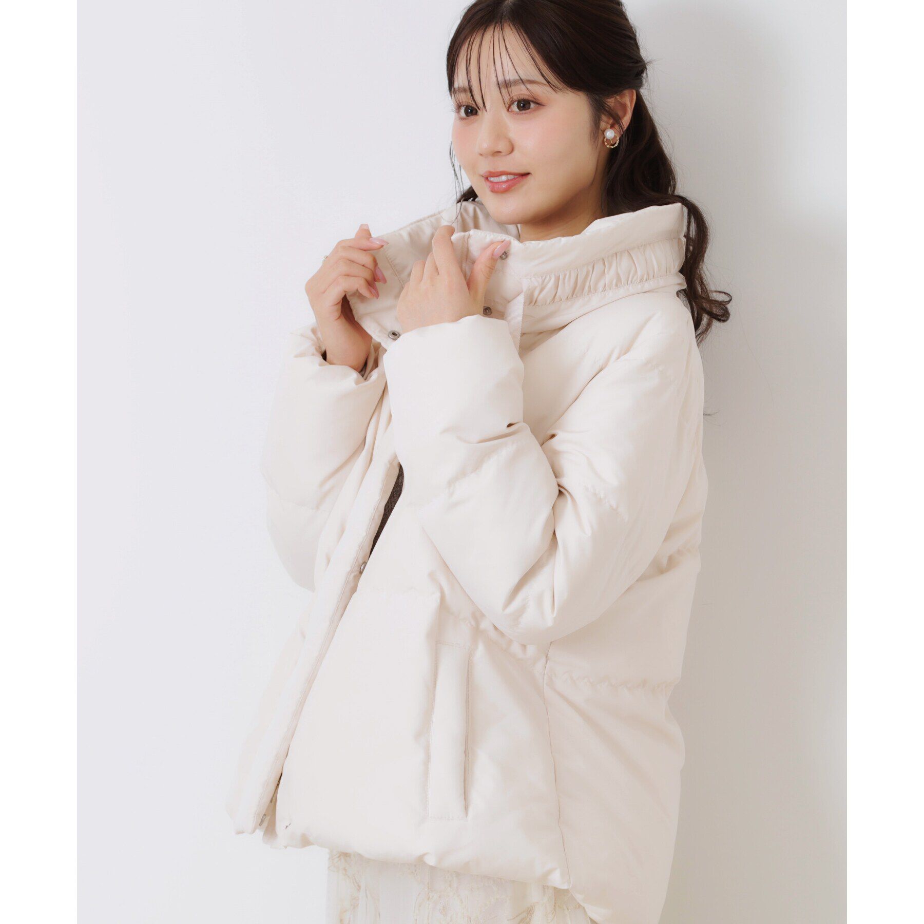 Couture broach「【冬の名品】愛されダウン」|ダウン|