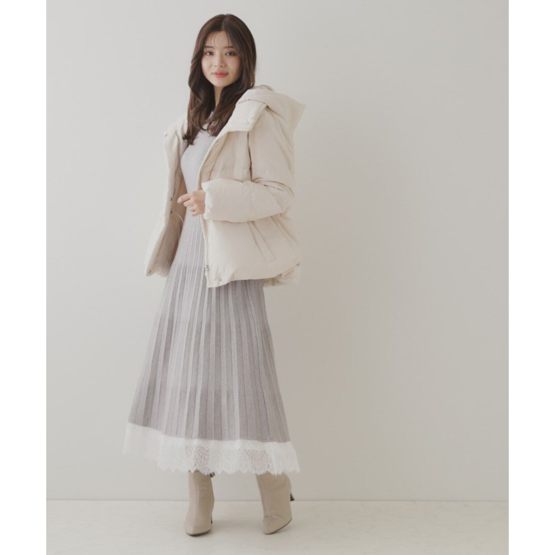 Couture broach「【冬の名品】愛されダウン」|ダウン|