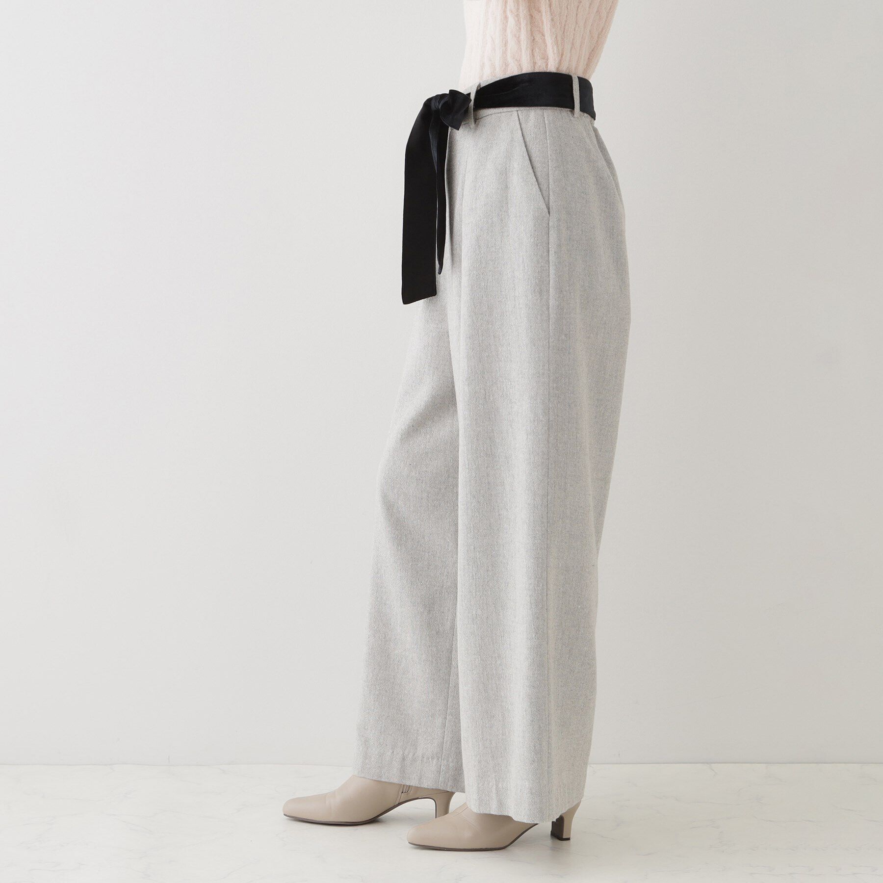 Couture broach「【映えるワイドパンツ】ラメツイードワイドパンツ」|その他|