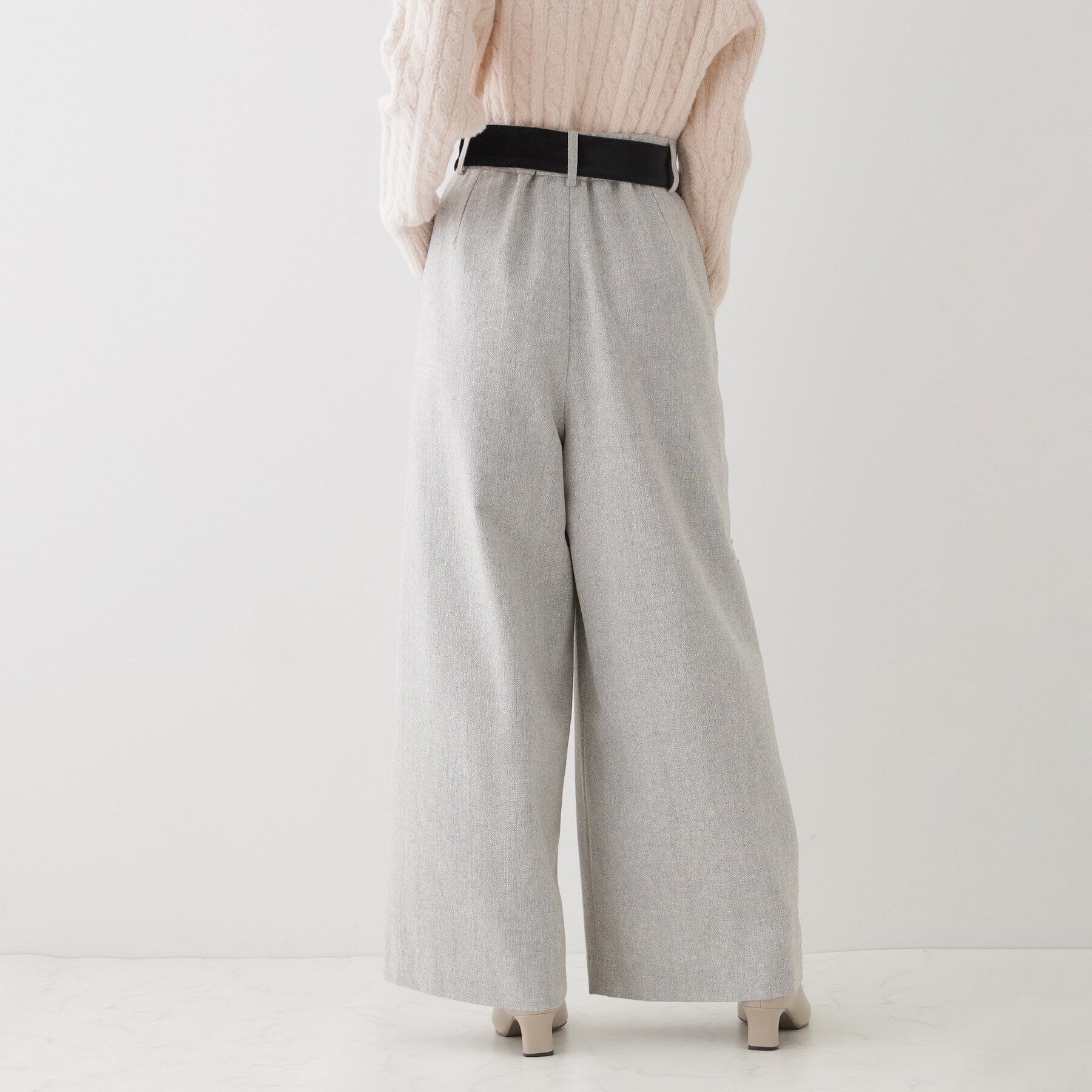 Couture broach「【映えるワイドパンツ】ラメツイードワイドパンツ」|その他|