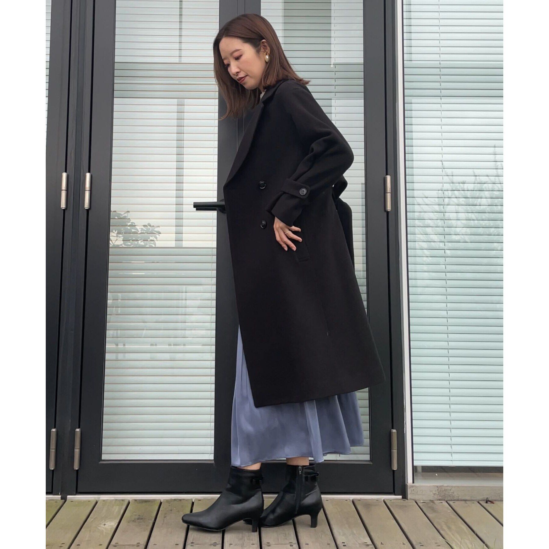 Couture broach「【大人レディーへ捧げる】ベーシックチェスターコート」|チェスターコート|