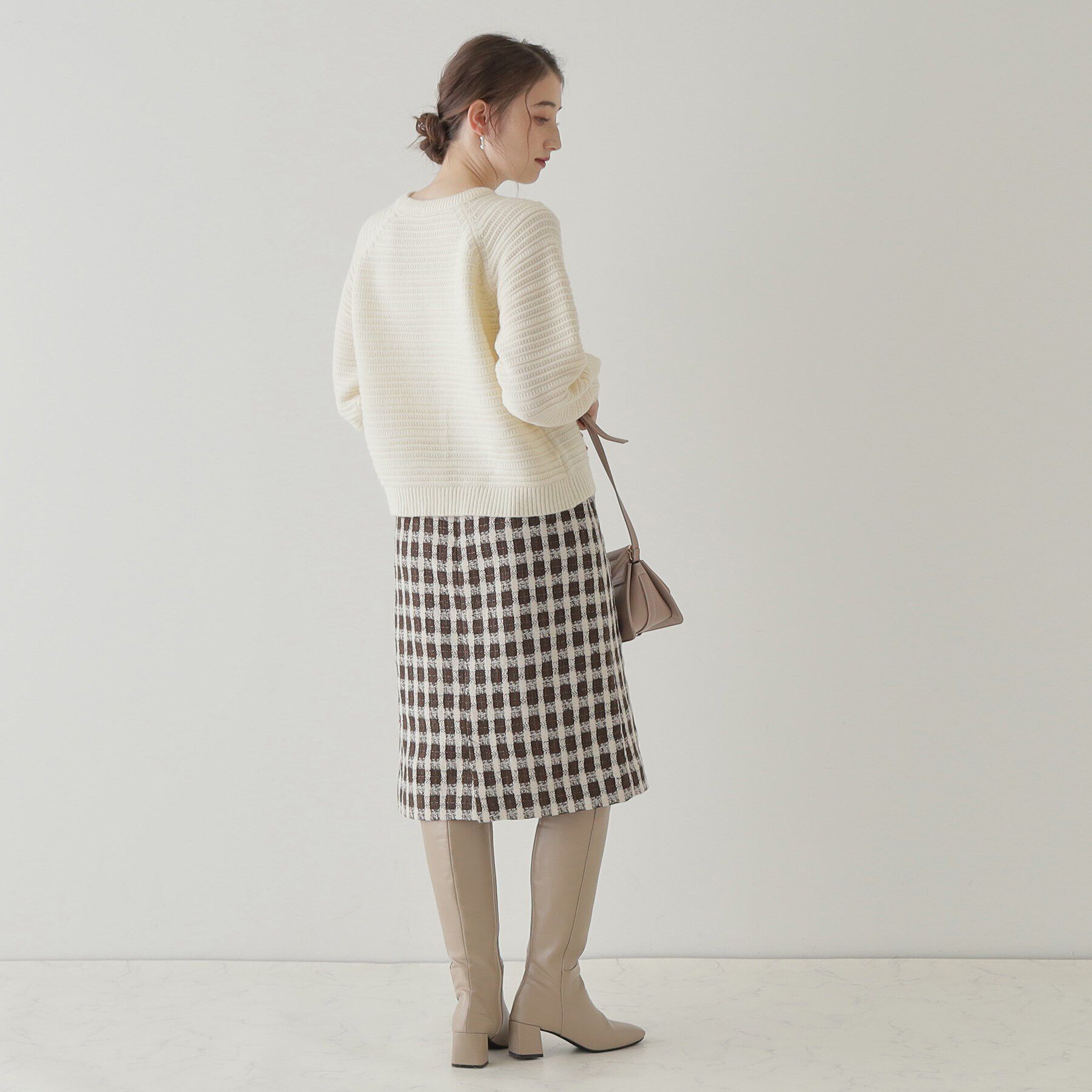 Couture broach「【レディな華やかニット】エンブロフラワーニット」|ニット・セーター|