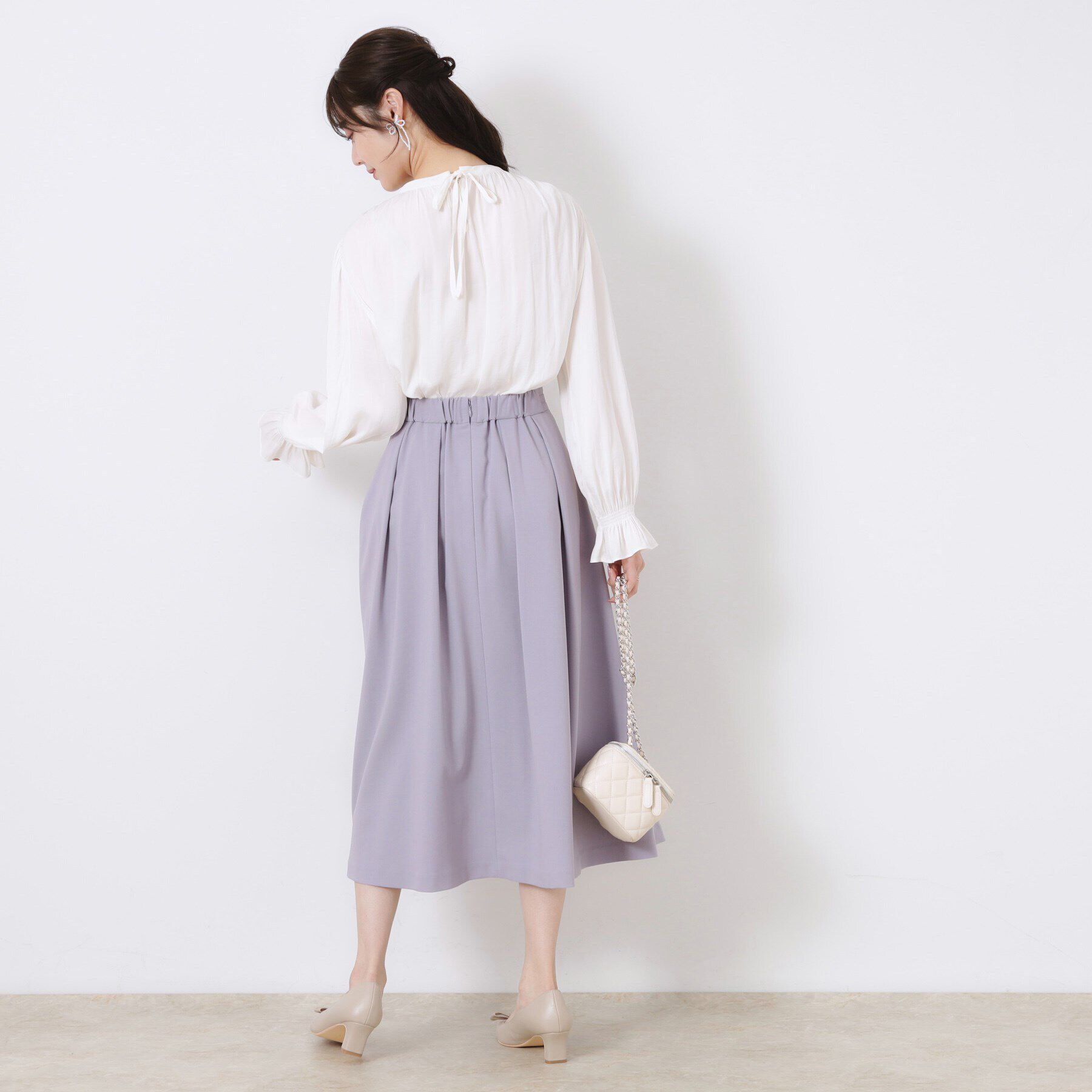 Couture broach「【きれいめ・美脚効果・通勤】ネオシャンブルビットスカート」|スカート|